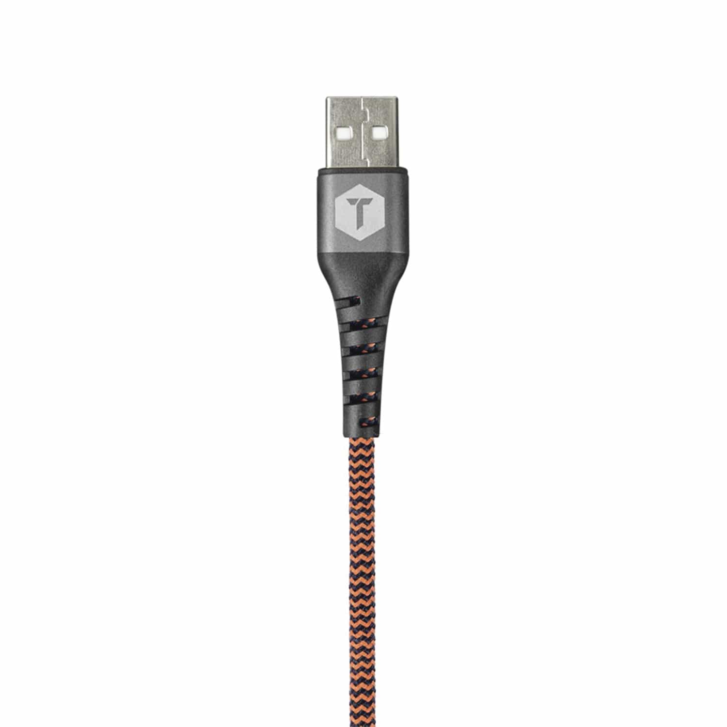 ToughTested Charge and Sync Braided USB Type-A to Lightning Cable, 6 Ft.