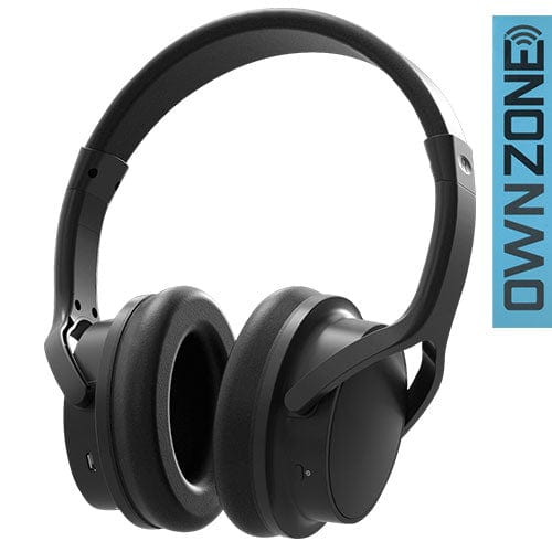 Sharper Image Own Zone?? DLX Wireless TV Headphones with Transmitter- Black