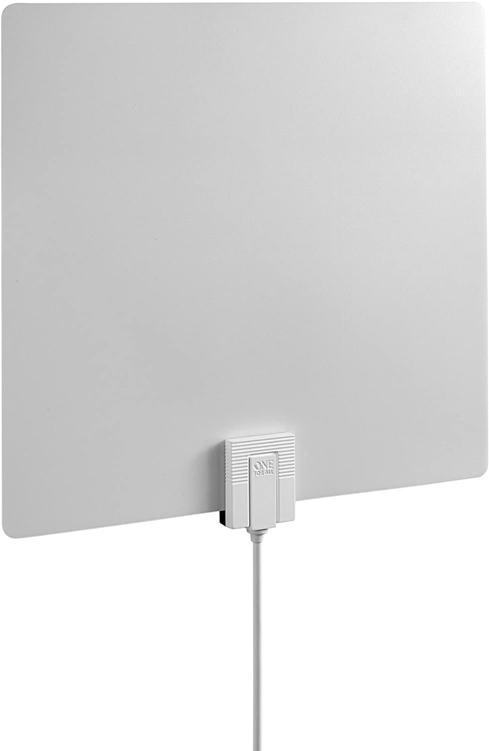 One For All U14541 HDTV 4K Antenna Over the Air TV Channels White