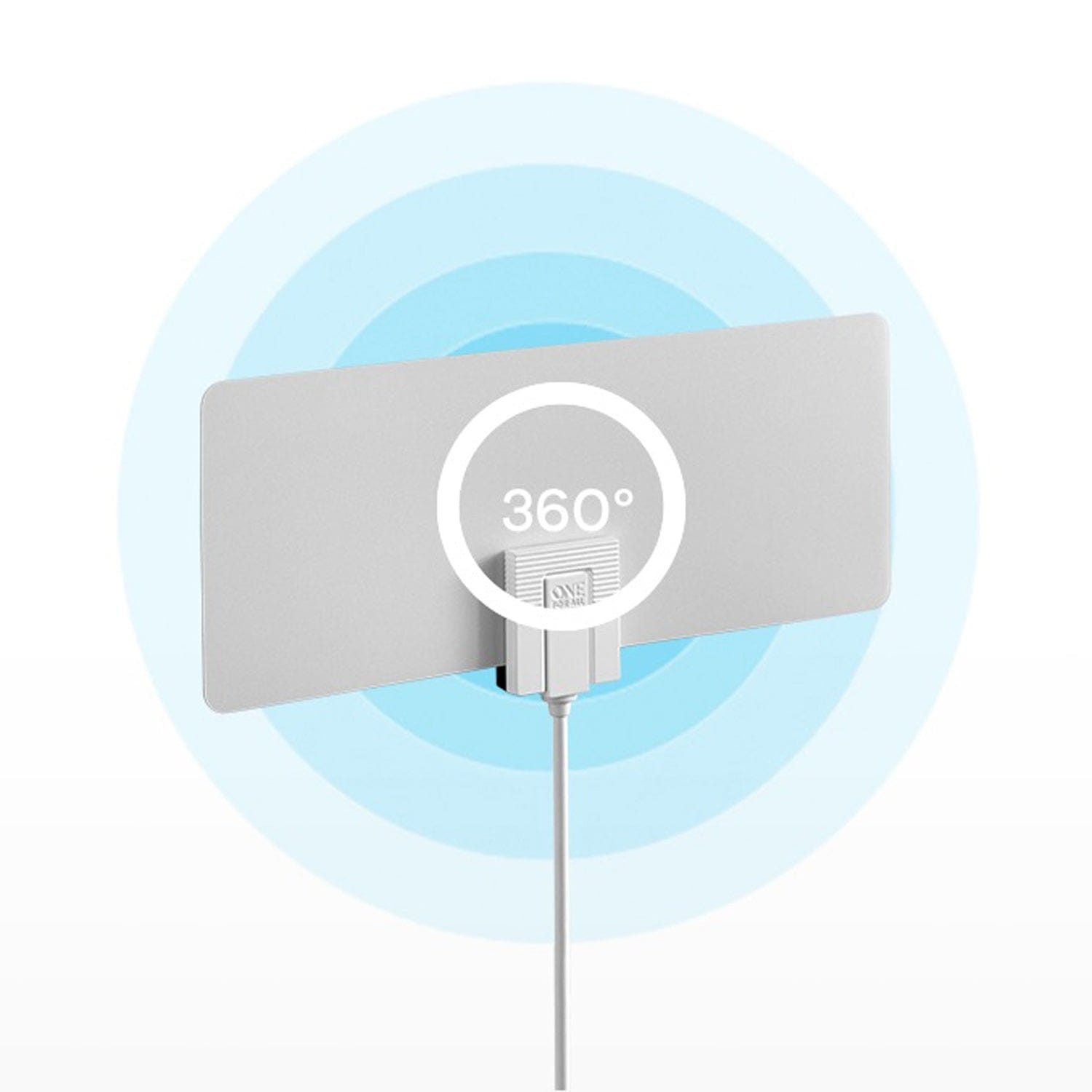 One For All Ultra-Thin Indoor Digital TV Antenna with up to 30-Mile Reception Range, 15520