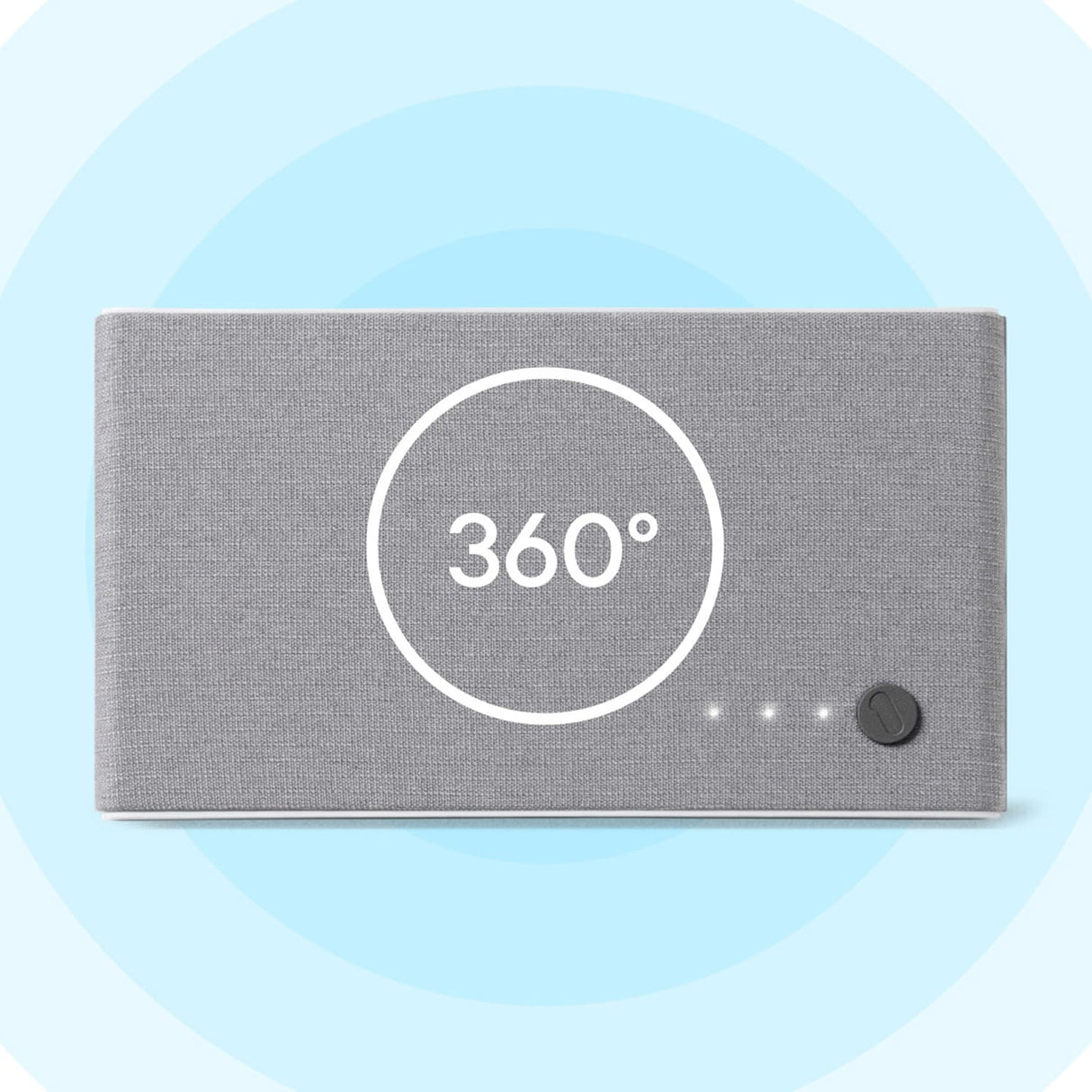 One For All Amplified Indoor Digital TV Antenna, Ultimate Gray Fabric, with up to 60-Mile Reception Range, 14460
