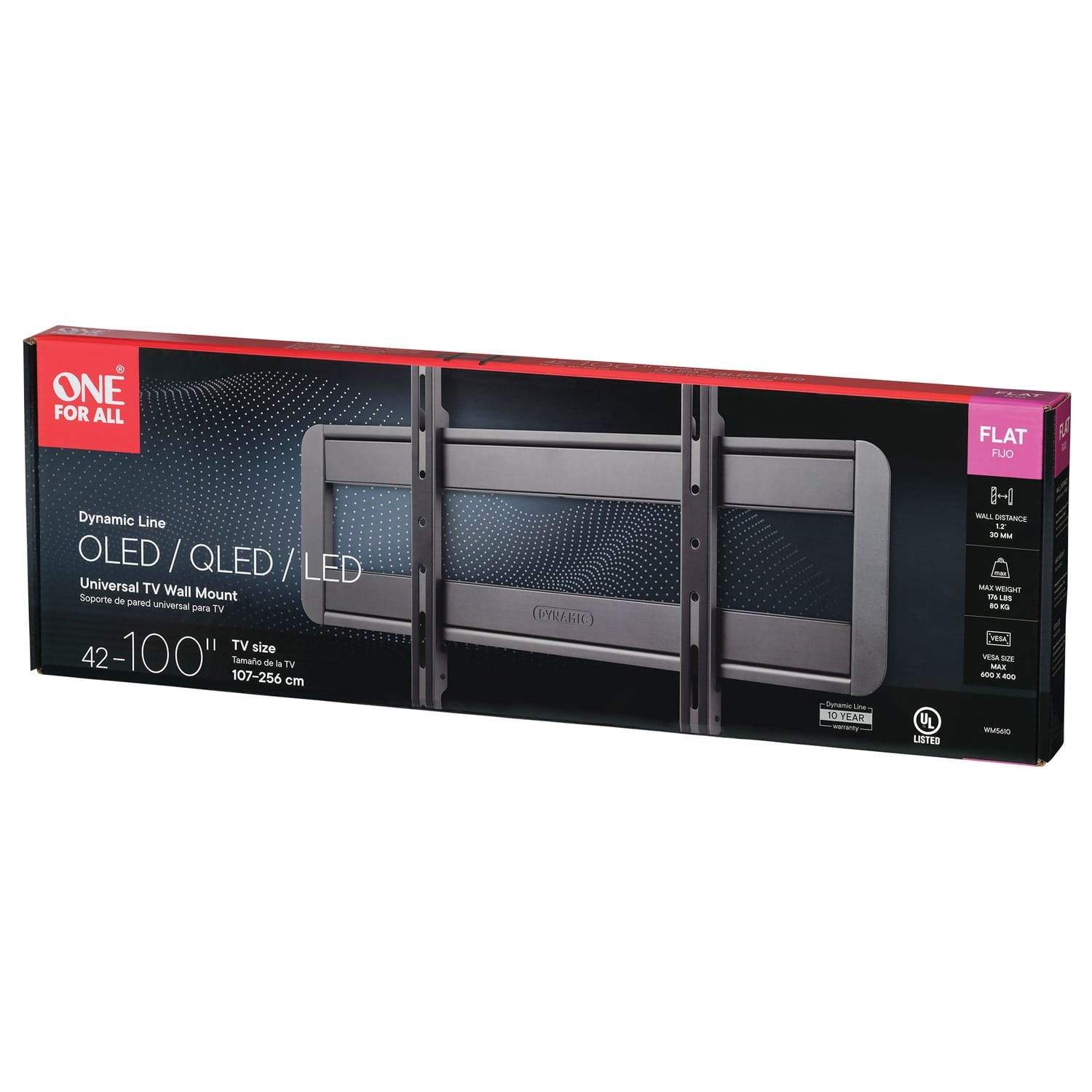 One For All Dynamic 42-In. to 100-In. Fixed TV Mount