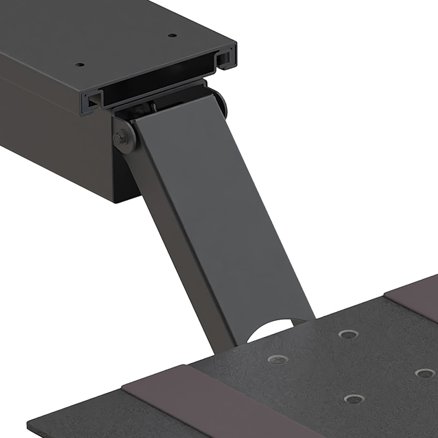Uncaged Ergonomics KT2 Under-Desk Slide-Out Ergonomic Keyboard Tray for Standing Desks with Ambidextrous Mouse Tray, Black