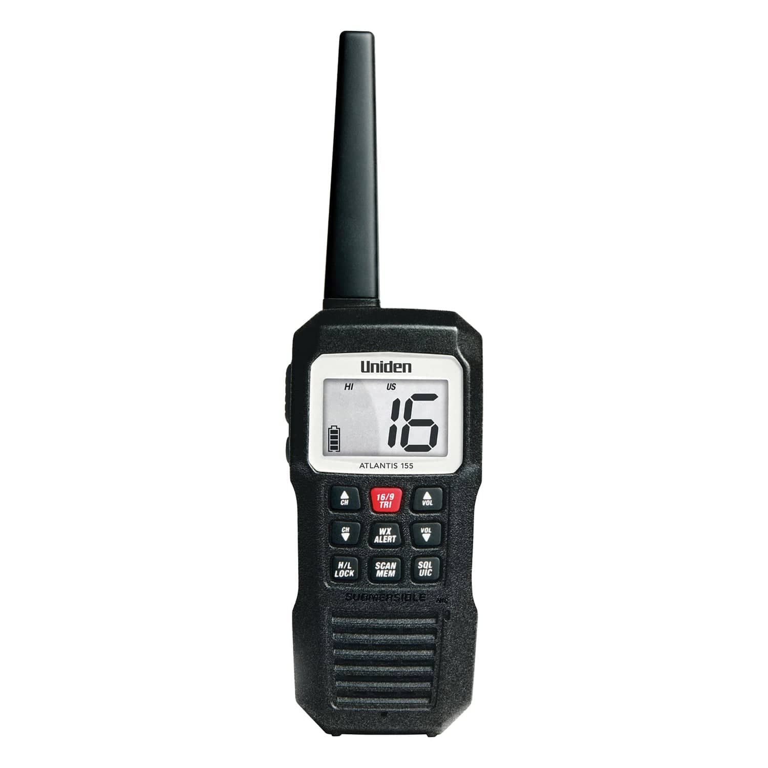 Uniden ATLANTIS 155 Floating Handheld 2-Way VHF Marine Radio