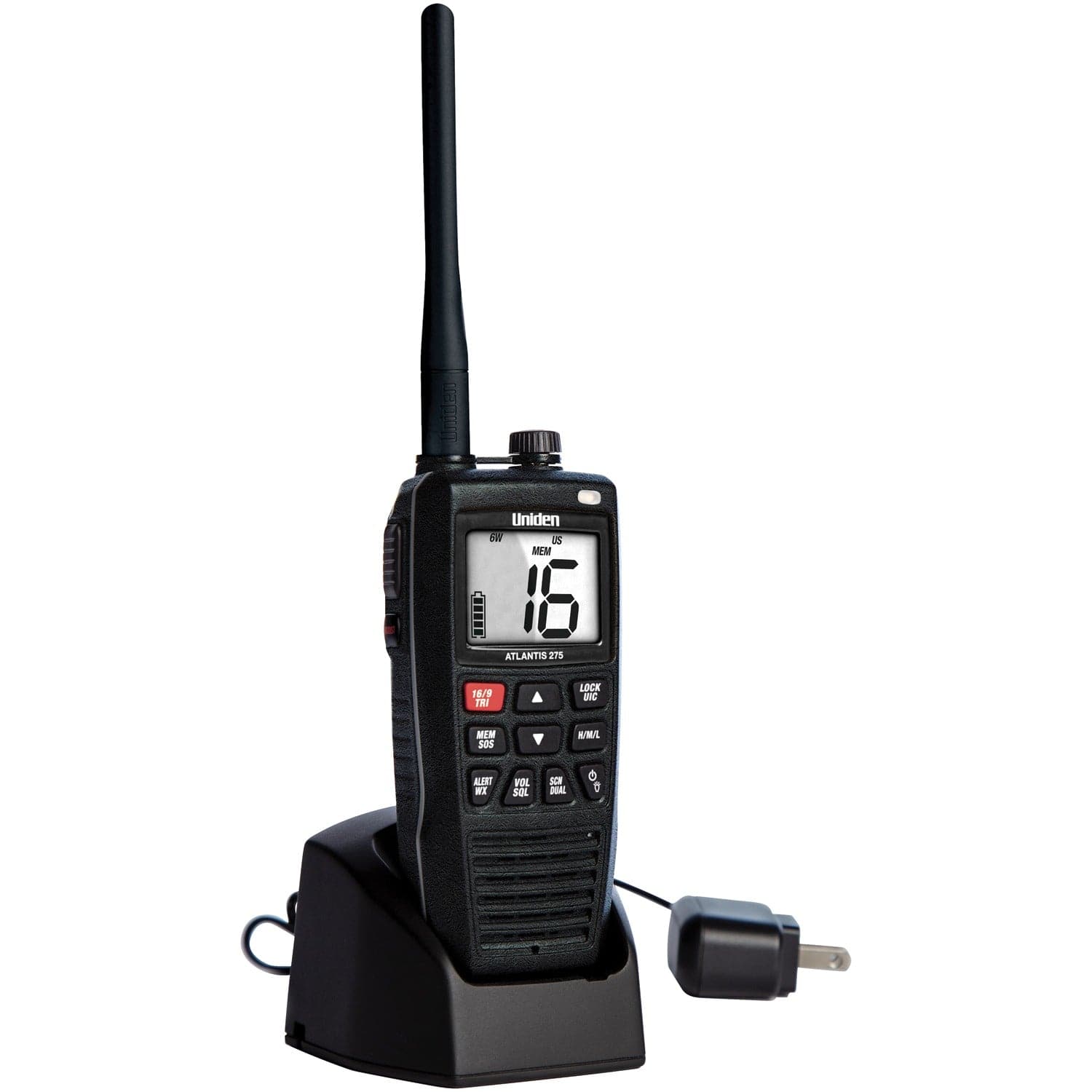 Uniden Atlantis 275 Floating Handheld 2-Way VHF Marine Radio