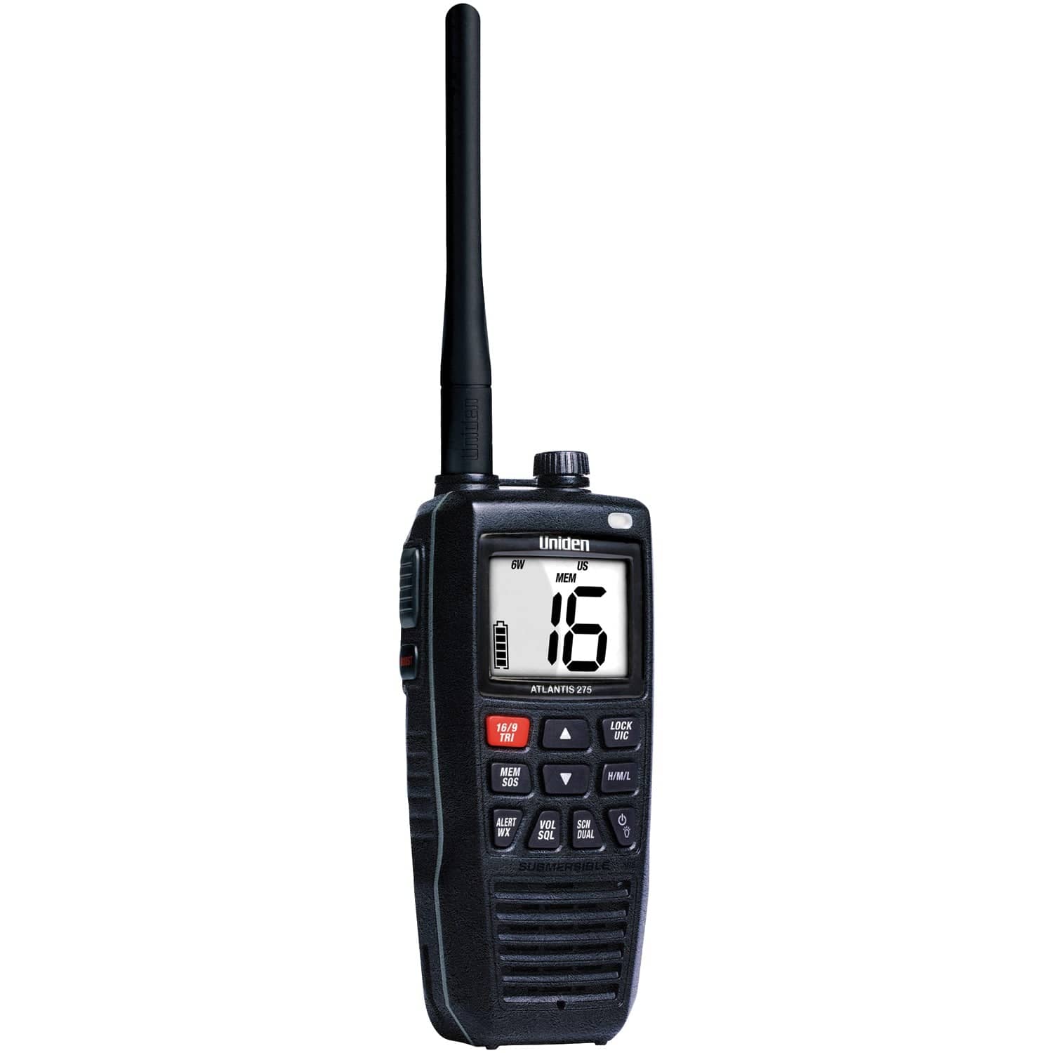 Uniden Atlantis 275 Floating Handheld 2-Way VHF Marine Radio