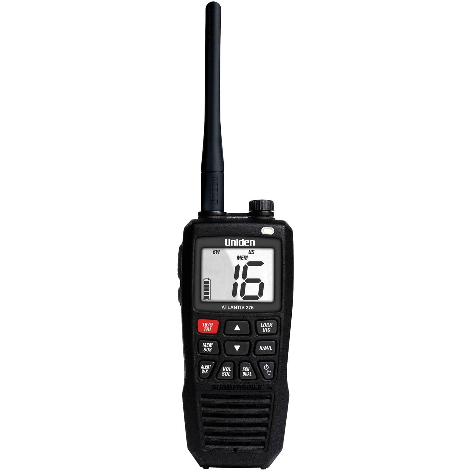 Uniden Atlantis 275 Floating Handheld 2-Way VHF Marine Radio
