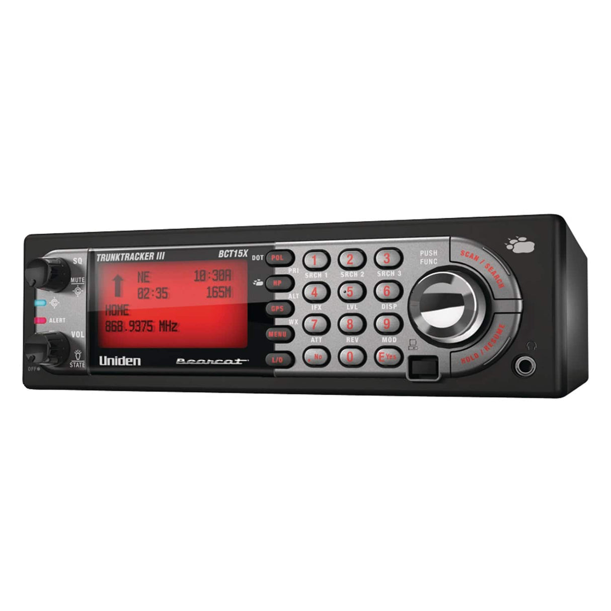 Uniden Bearcat Analog Scanner with BearTracker Warning System