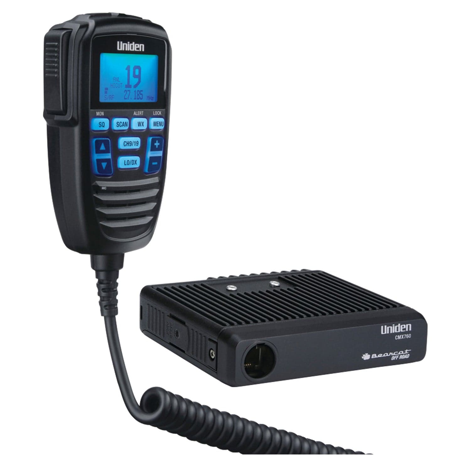 Uniden Bearcat Off-Road 40-Channel Ultra-Compact CB Radio, CMX760