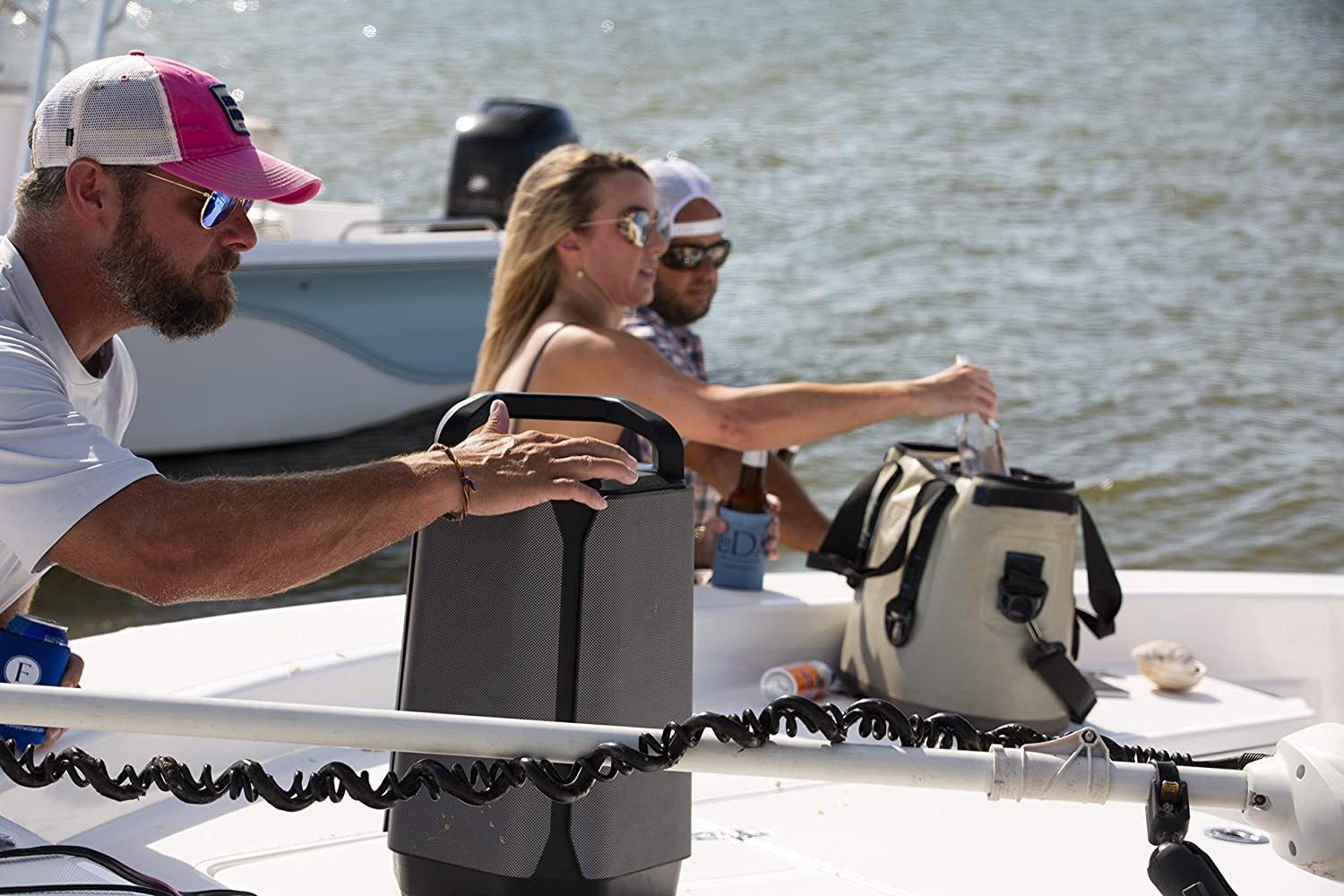 Soundcast Waterproof Portable Bluetooth Speaker ,Gray/Black