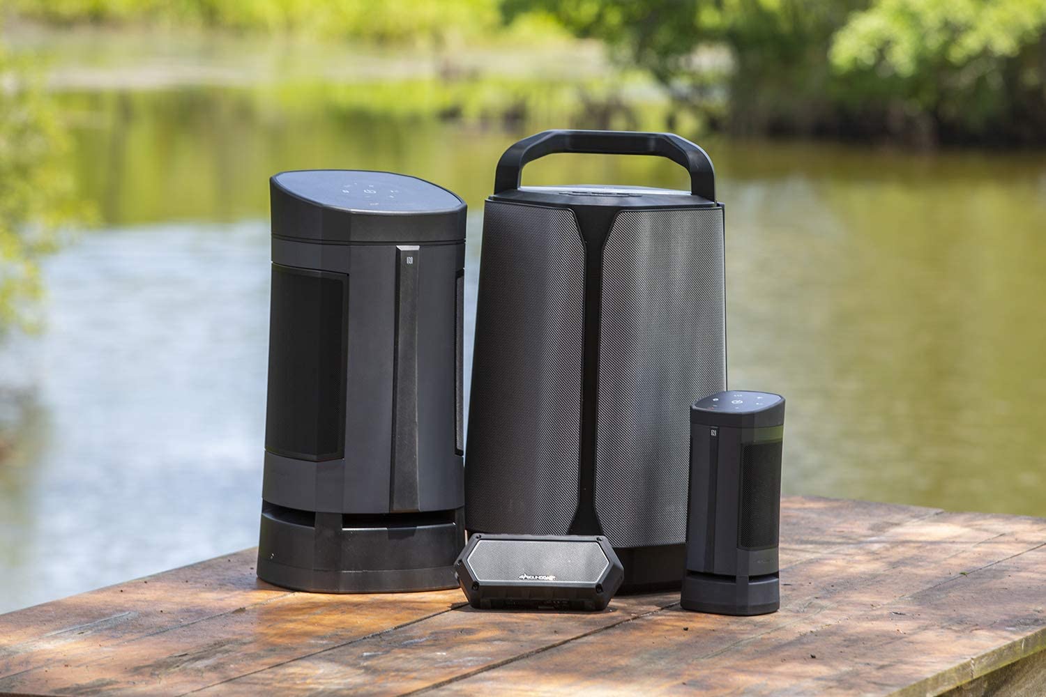 Soundcast Waterproof Portable Bluetooth Speaker ,Gray/Black