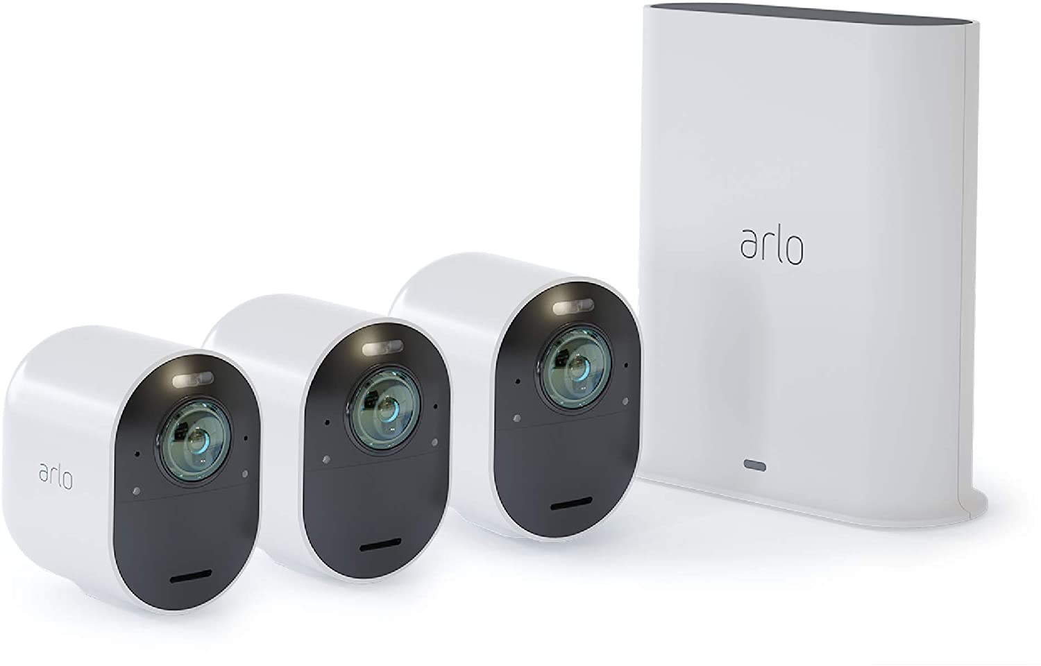 Arlo Ultra 4K UHD WiFi 3-Camera Smart Security & Surveillance System - Certified Refurbished