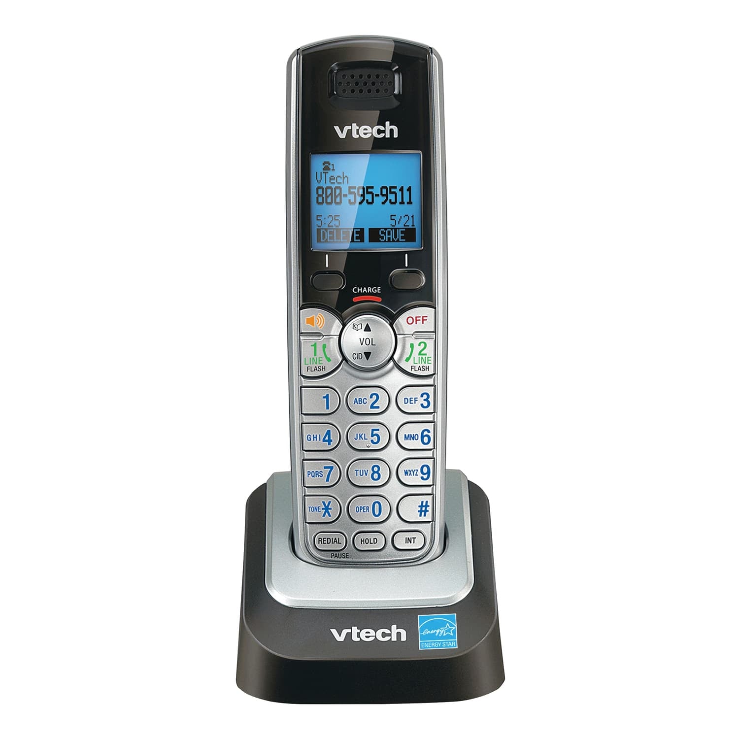 VTech 2-Line Cordless Phone Accessory Handset for VTech DS6151 Series Phone System