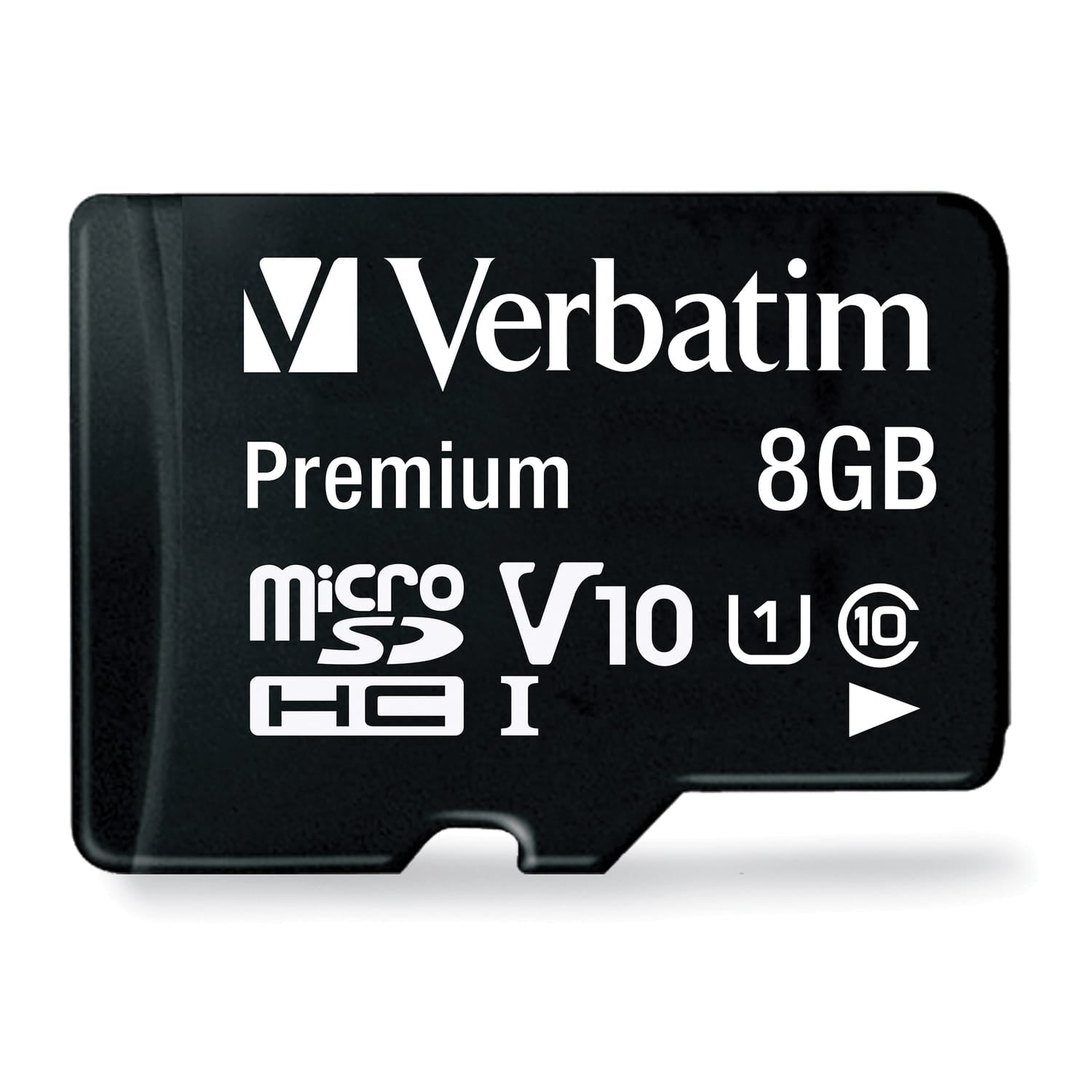 Verbatim Class 10 microSDHC Card with Adapter, 8 GB