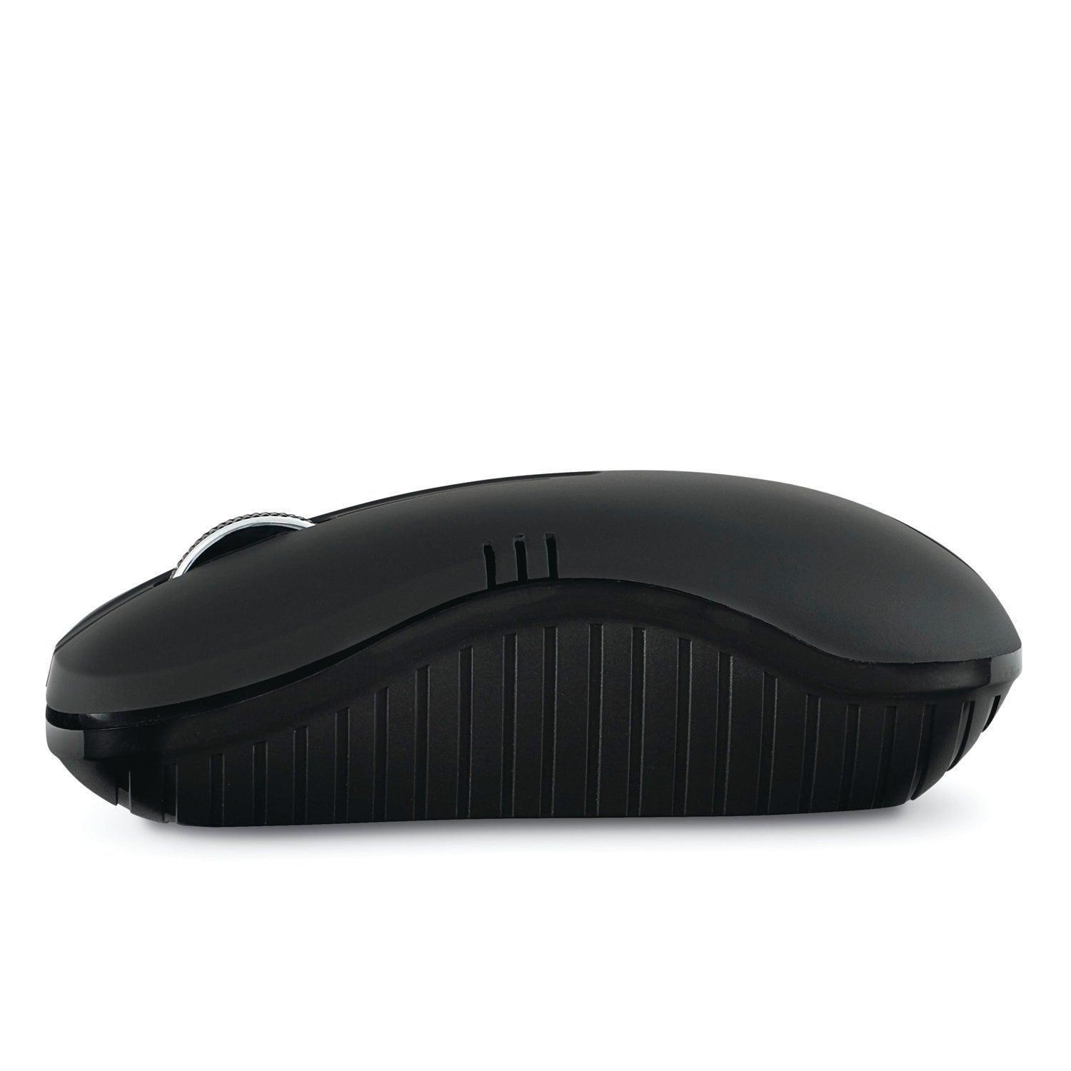 Verbatim Commuter Series Cordless Optical Computer Mouse, 3 Buttons, 2.4 GHz, Matte Black