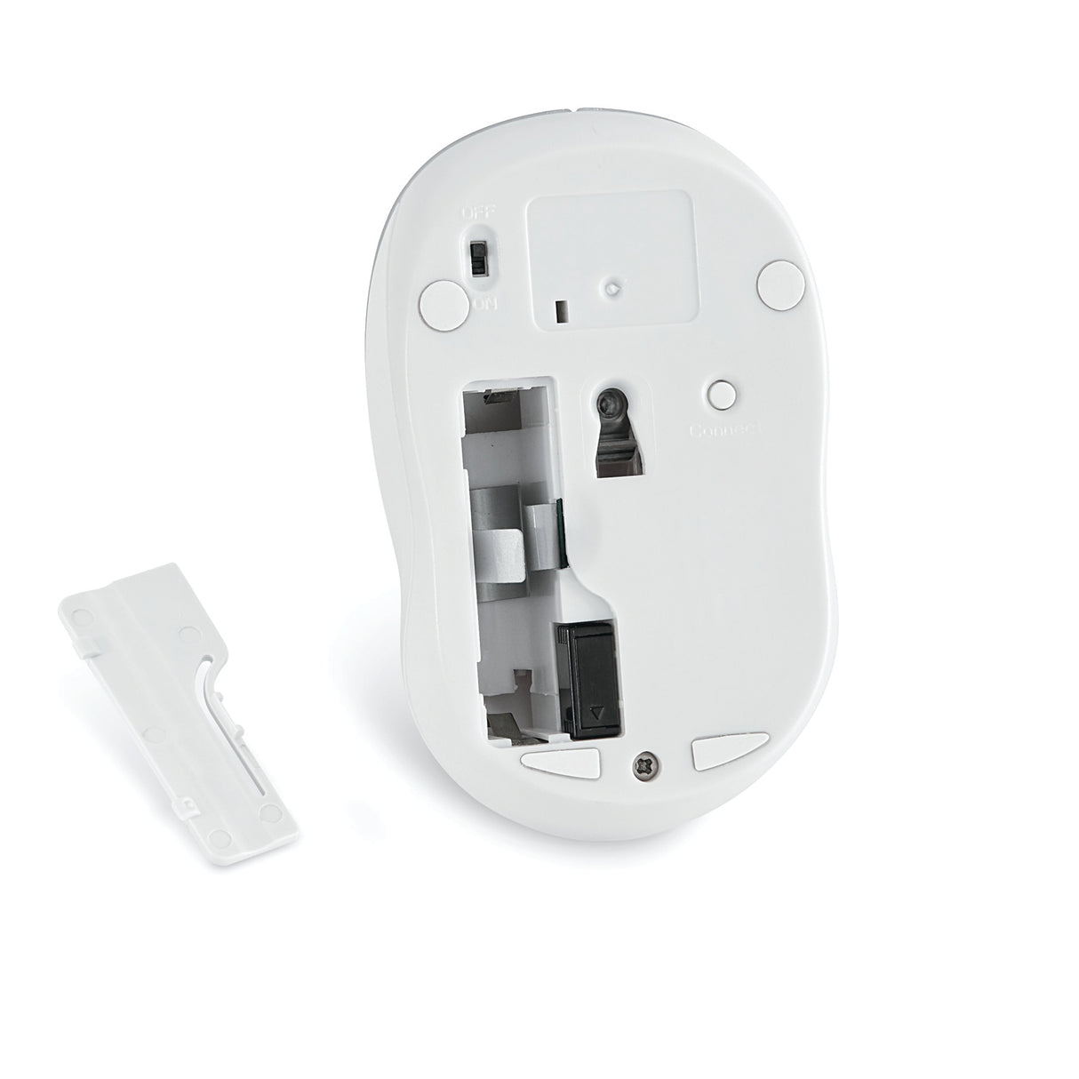 Verbatim Cordless Blue-LED Silent Computer Mouse, Ergonomic, 3 Buttons, 2.4 GHz, Silver
