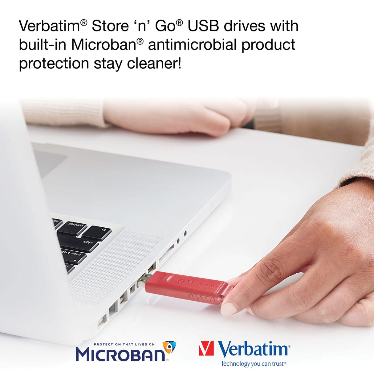 Verbatim Store ‘n’ Go USB-A Flash Drives, 3 Count, 32 GB