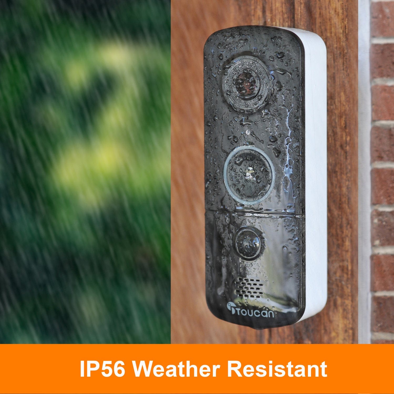 Toucan V3 Wireless 1080p Video Doorbell - No Monthly Fee Required
