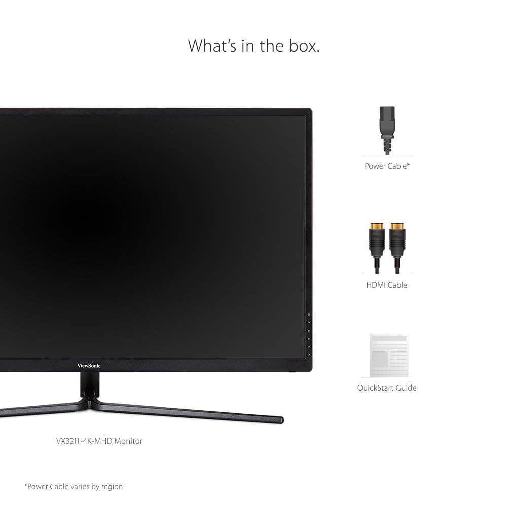 ViewSonic 32" UHD 4K Monitor - Certified Refurbished