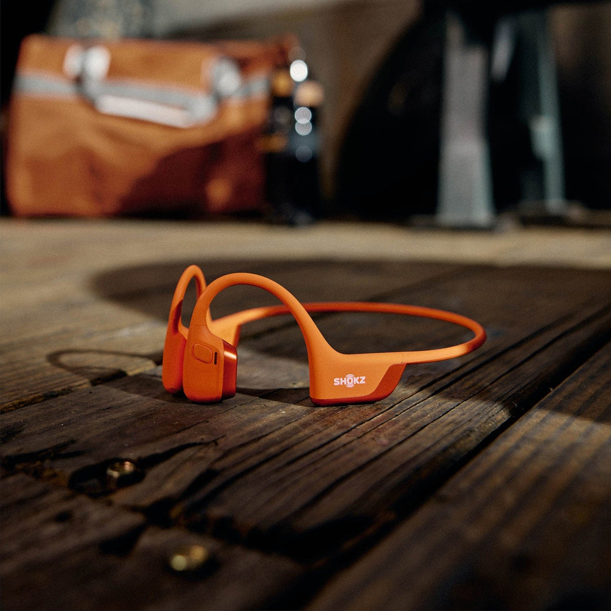 Shokz OpenRun Pro 2 Bone-Conduction Open-Ear Sport Headphones with Microphones, Orange
