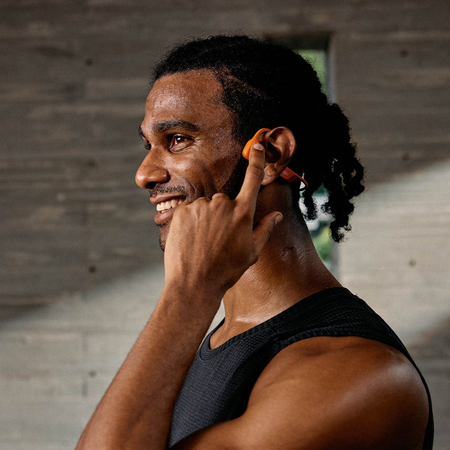 Shokz OpenRun Pro 2 Mini Bone-Conduction Open-Ear Sport Headphones with Microphones, Orange