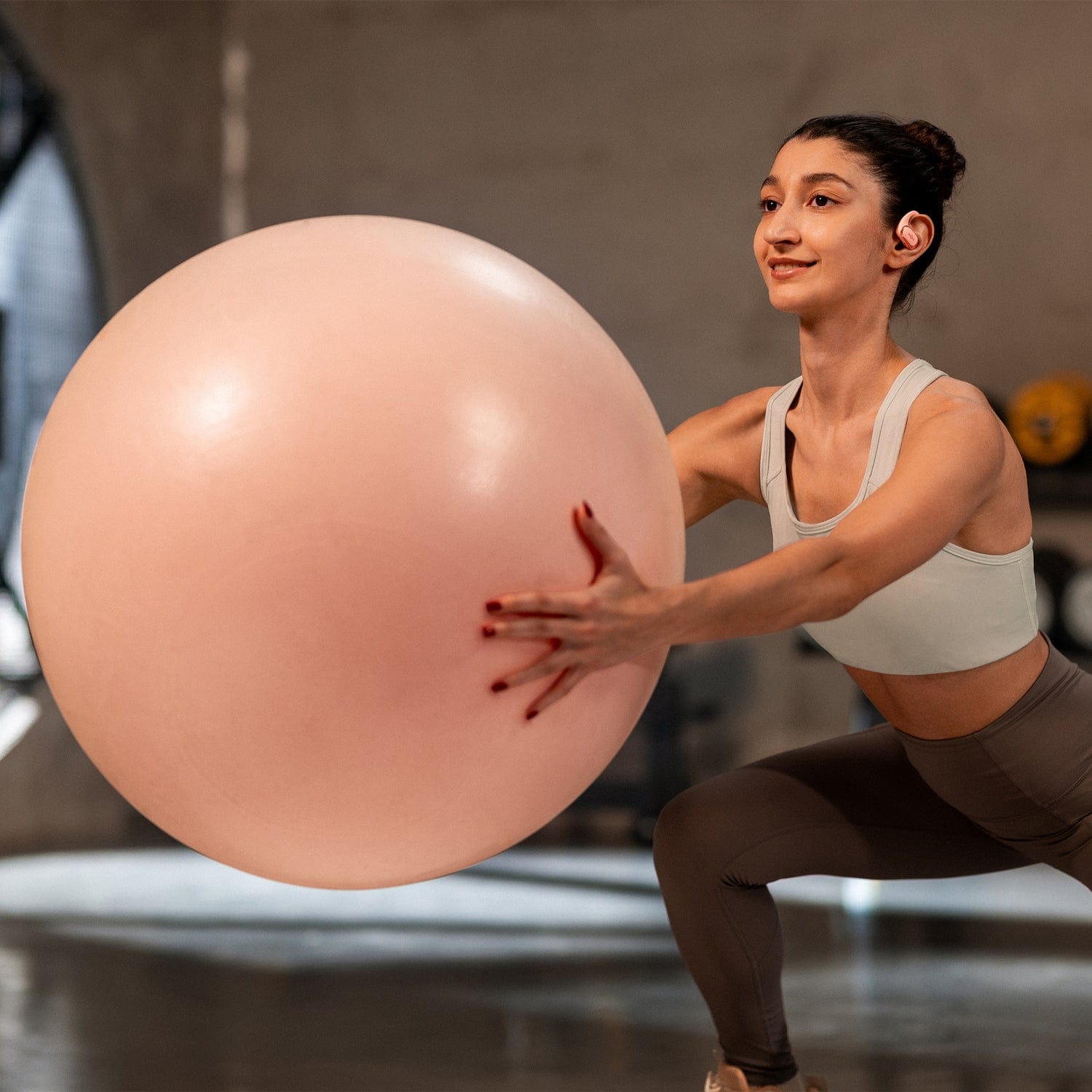 Shokz OpenFit Air TWS Bluetooth Open-Ear Earbuds with Mics, Earhooks, and Charging Case, Clear Voice, up to 28 Hours Play Time, IP54, Pink