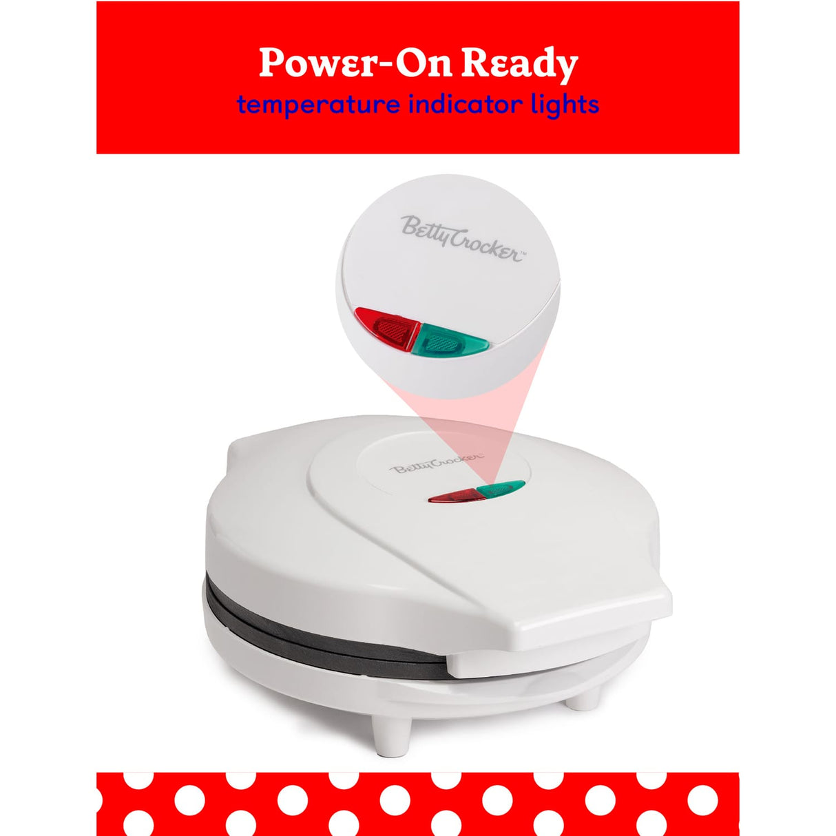 Betty Crocker 8-In. Indoor Electric Travel Nonstick Pizza Maker Plus with Insulated Travel Bag, White