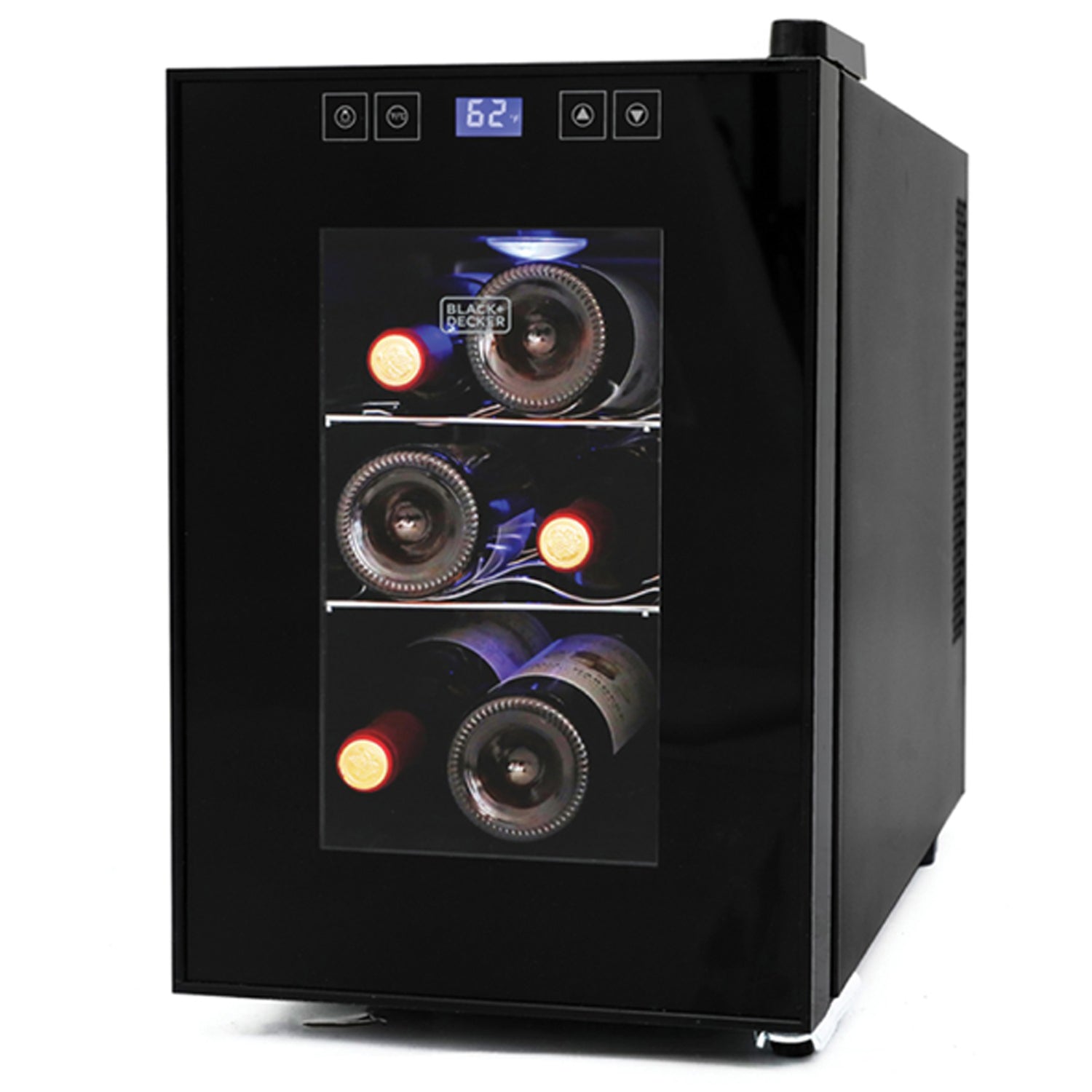 Black+Decker Wine Cellar with LED Display, 6 Bottle