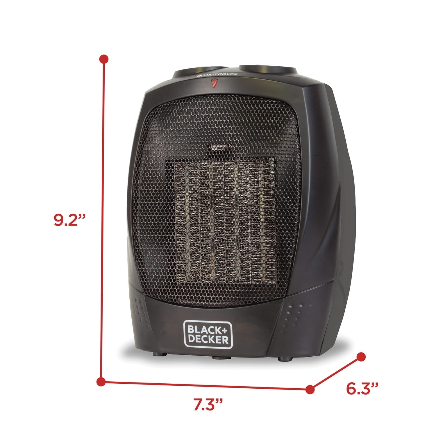 Black+Decker 1500-Watt-Max Personal Desktop Heater with Fan Setting
