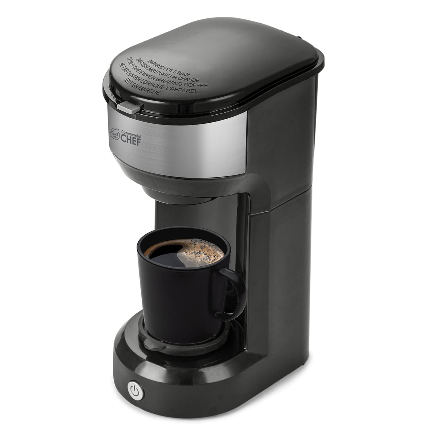 Commercial Chef 13-Oz. Single-Serve 1-Touch Drip Coffee Maker