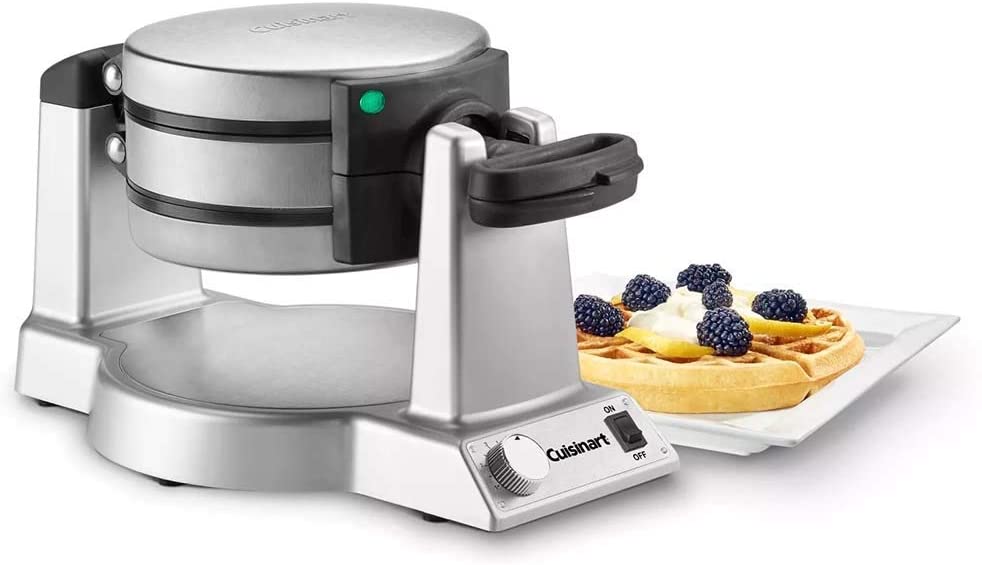 Cuisinart Double Belgian Waffle Maker, Stainless Steel - Certified Refurbished