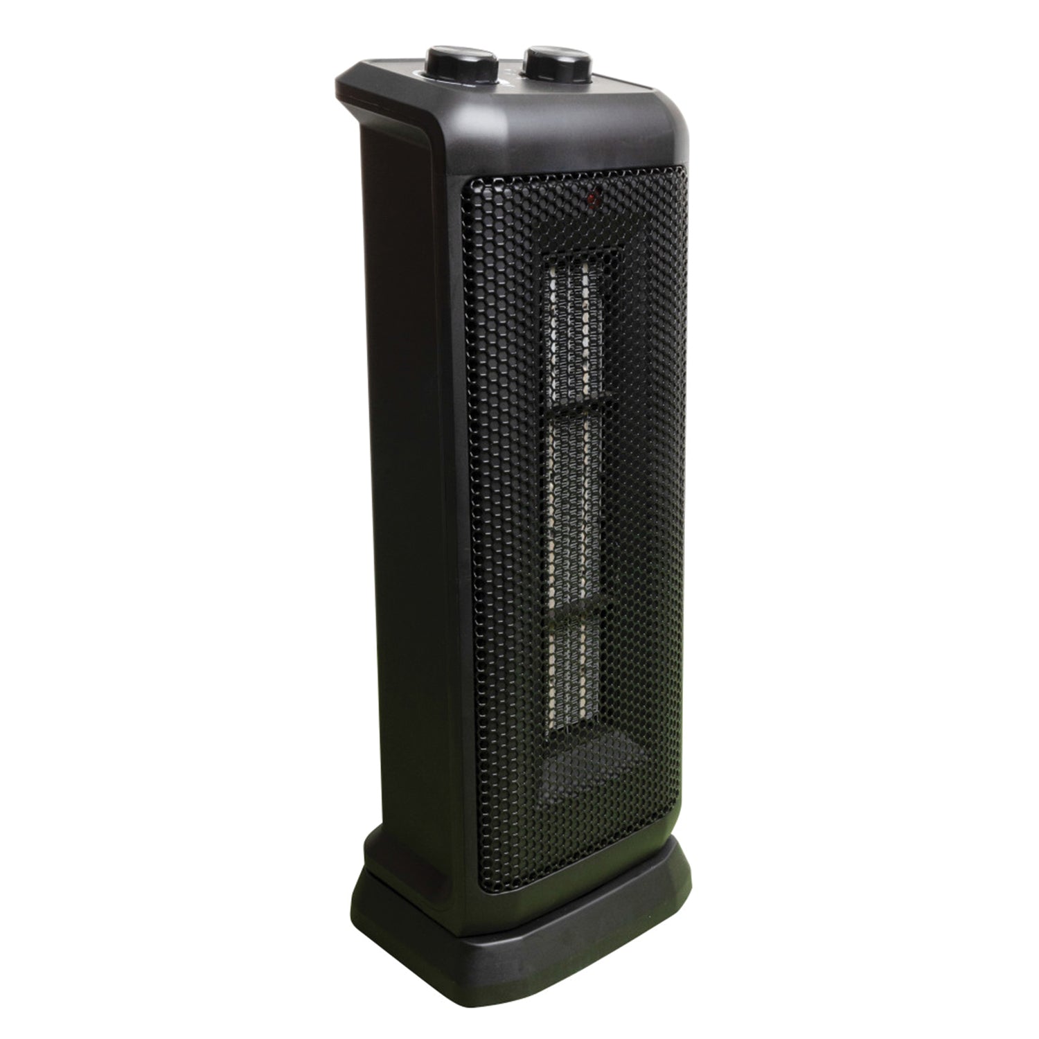 Comfort Glow CEH625 1500-Watt-Max Portable Oscillating Ceramic Fan Tower Heater with Thermostat, Black