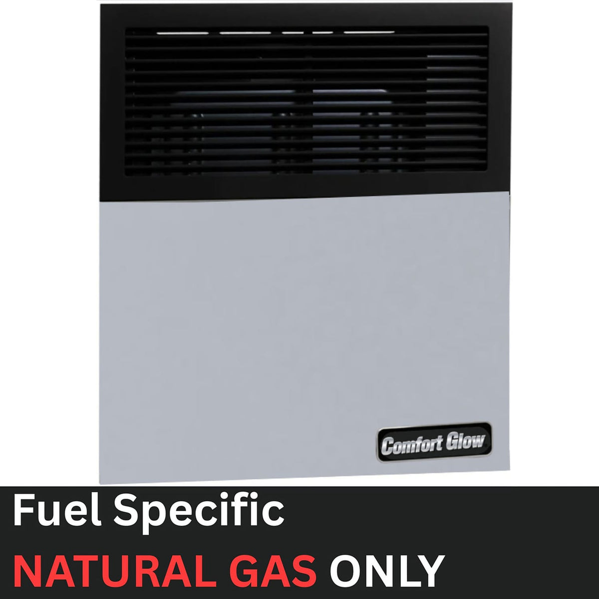 Comfort Glow 8000 BTU Direct-Vent Natural Gas Wall Heater with Vent Kit, Matchless Piezo Ignition with Adjustable Heat Control, 250 Sq. Ft, DVN08