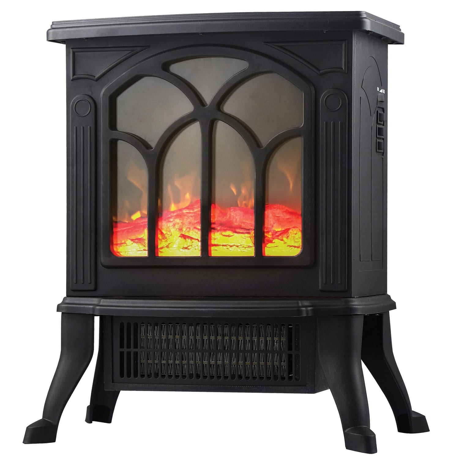 Comfort Glow ES4195 The Sanford 1500-Watt-Max Freestanding Electric Stove with Real Flame Look