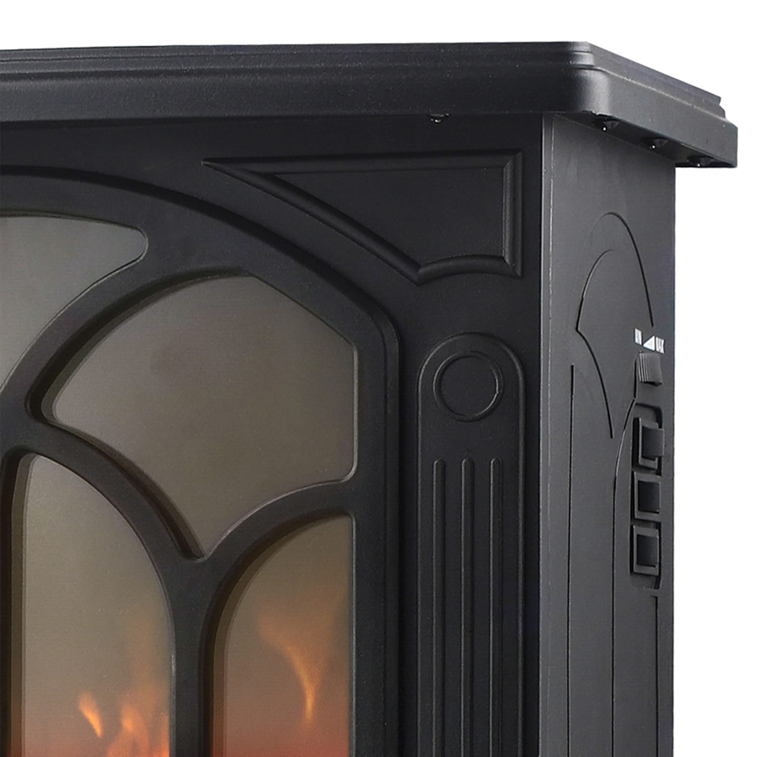 Comfort Glow ES4195 The Sanford 1500-Watt-Max Freestanding Electric Stove with Real Flame Look