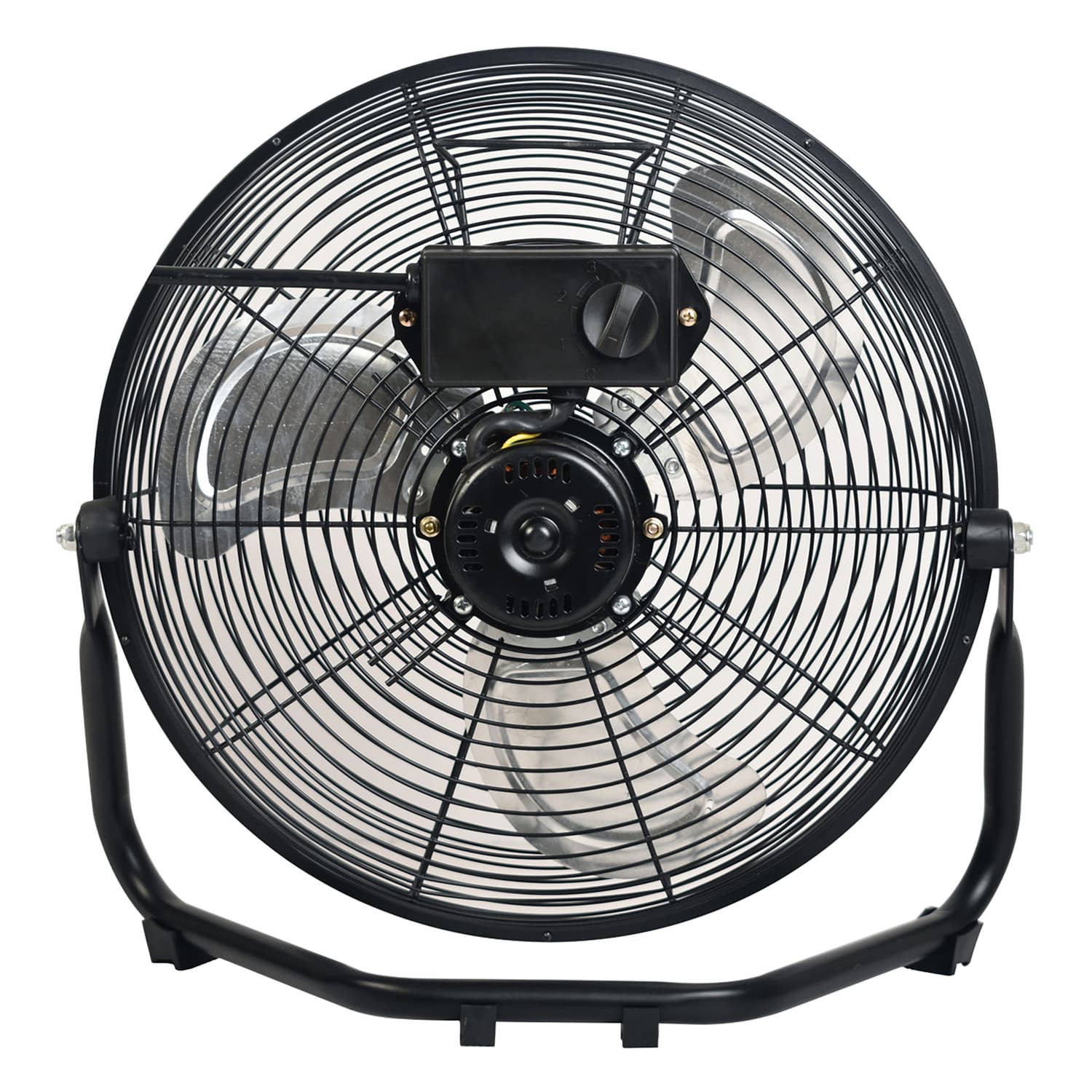 Seasons Comfort 14-In. 3-Speed High-Velocity Heavy-Duty Floor Fan, FHV14, Black