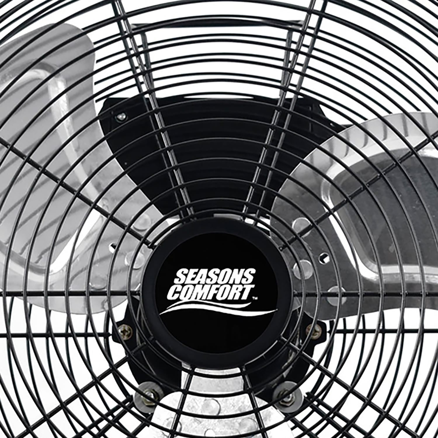 Seasons Comfort 14-In. 3-Speed High-Velocity Heavy-Duty Floor Fan, FHV14, Black