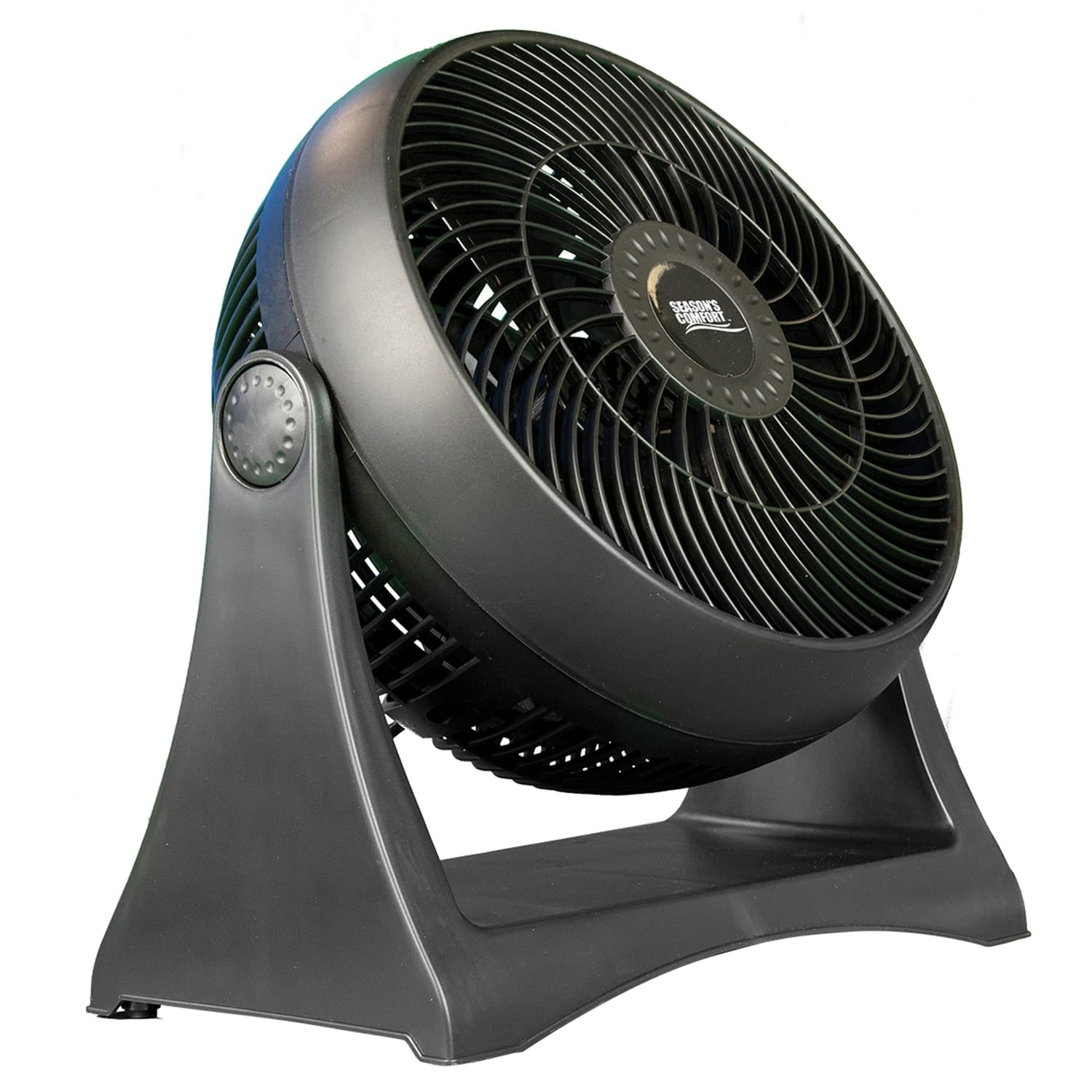 Seasons Comfort 8-In. 3-Speed High-Velocity Portable Turbo Fan, FTB8, Black