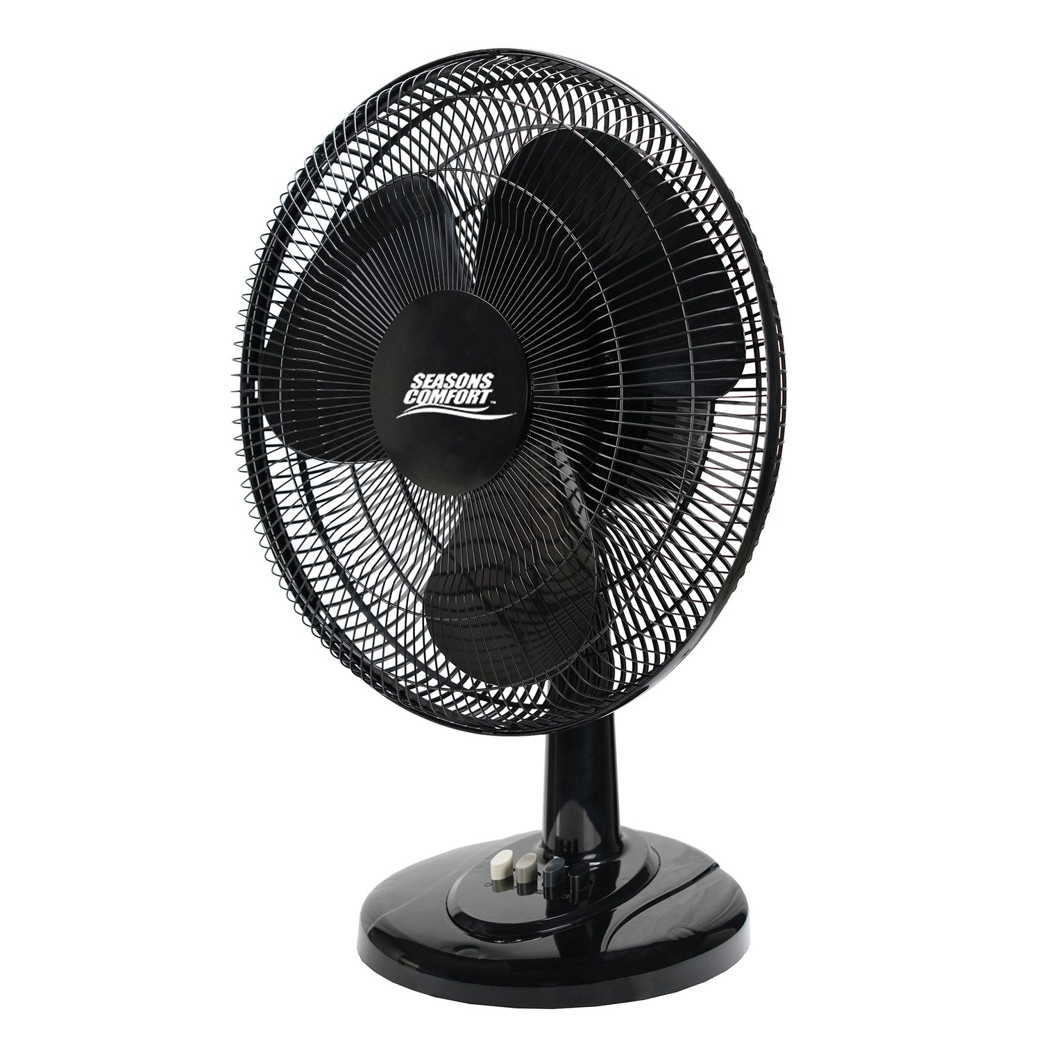 Seasons Comfort 16-In. 3-Speed Oscillating Table Fan, FTT16, Black