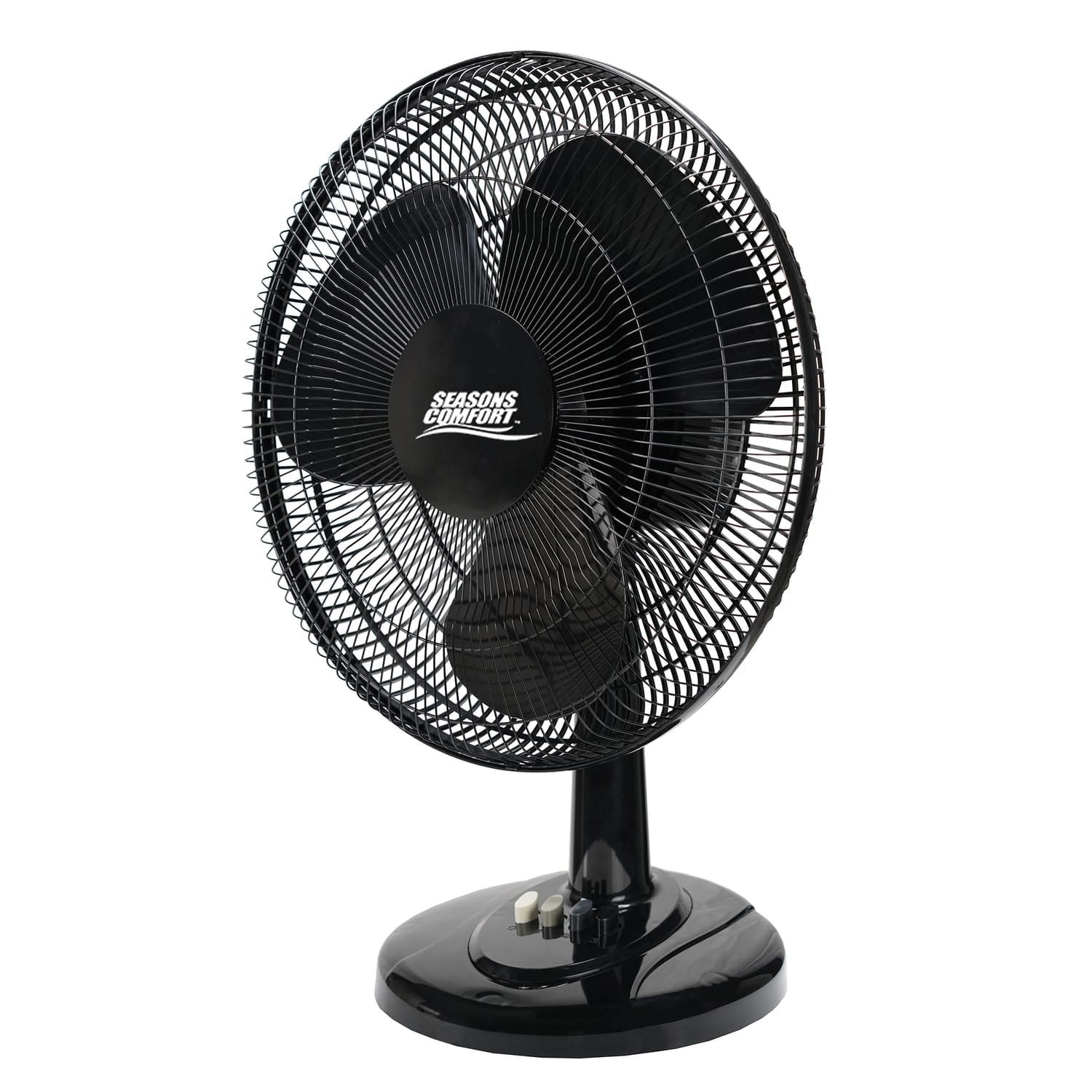 Seasons Comfort 16-In. 3-Speed Oscillating Table Fan, FTT16, Black