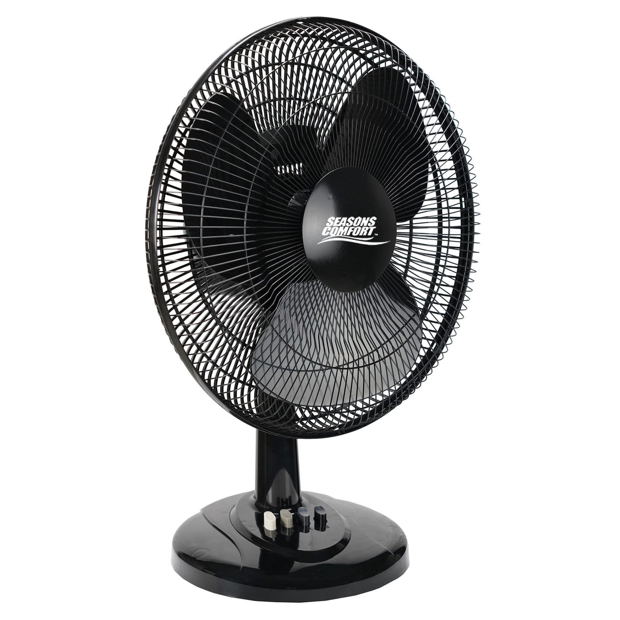 Seasons Comfort 16-In. 3-Speed Oscillating Table Fan, FTT16, Black