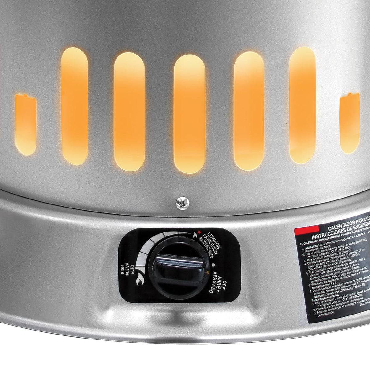 Reddy Heater 50000-80000-BTU Propane Indoor Outdoor 360° Convection Heater with Auto Shutoff, 10-Ft. Hose, Regulator for 20/100-Lb. Tanks, LPC80