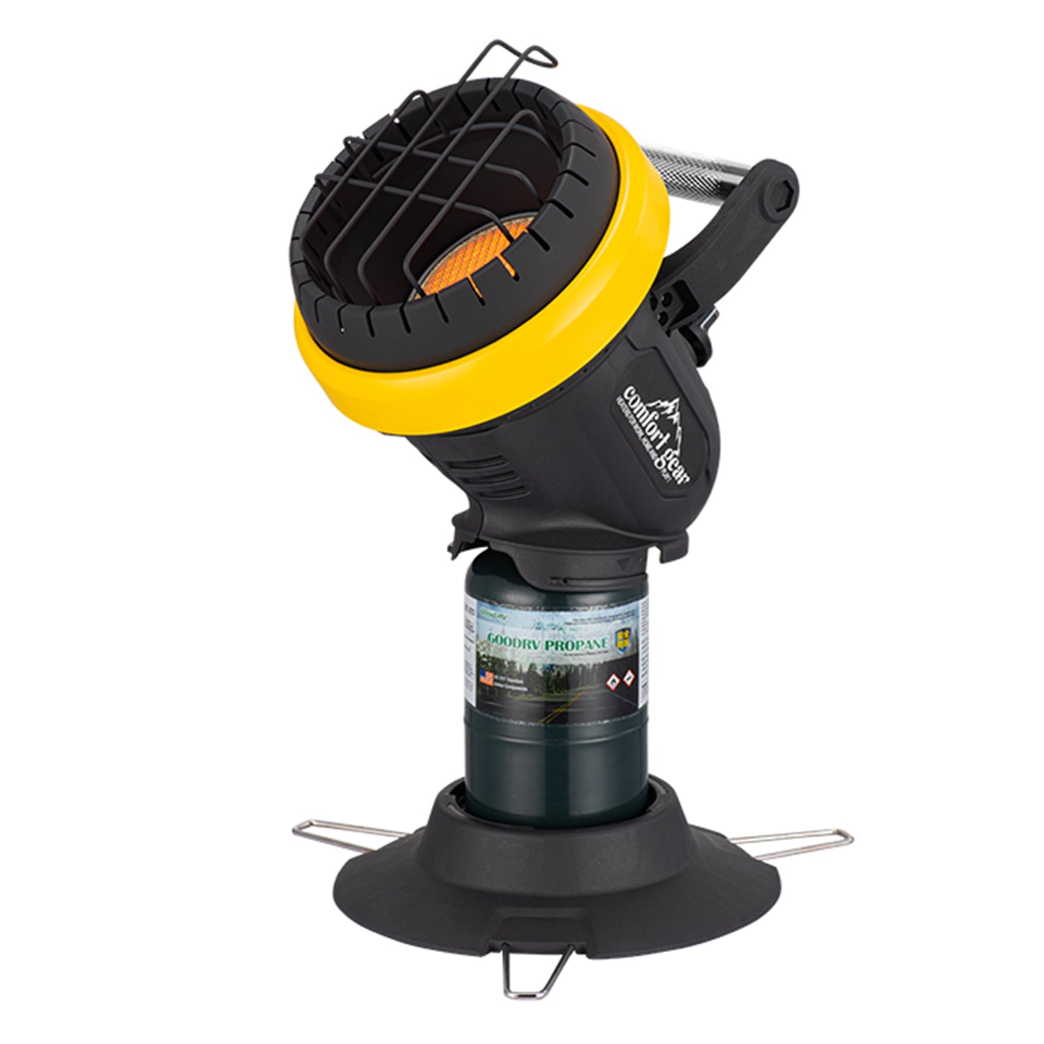 Comfort Gear 4000-BTU Indoor/Outdoor Portable Personal Propane Heater with Base, PPH-04