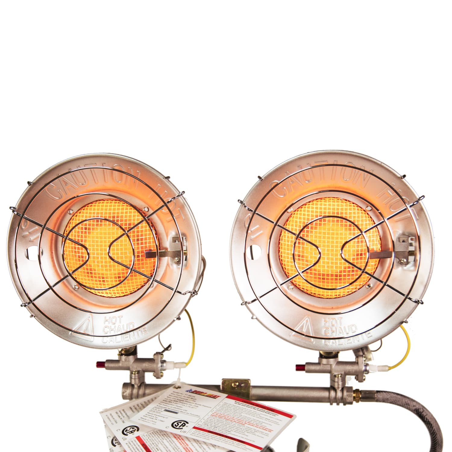Comfort Gear 30000-BTU Double Tank-Top Outdoor Portable Propane Heater, TT-30CSA