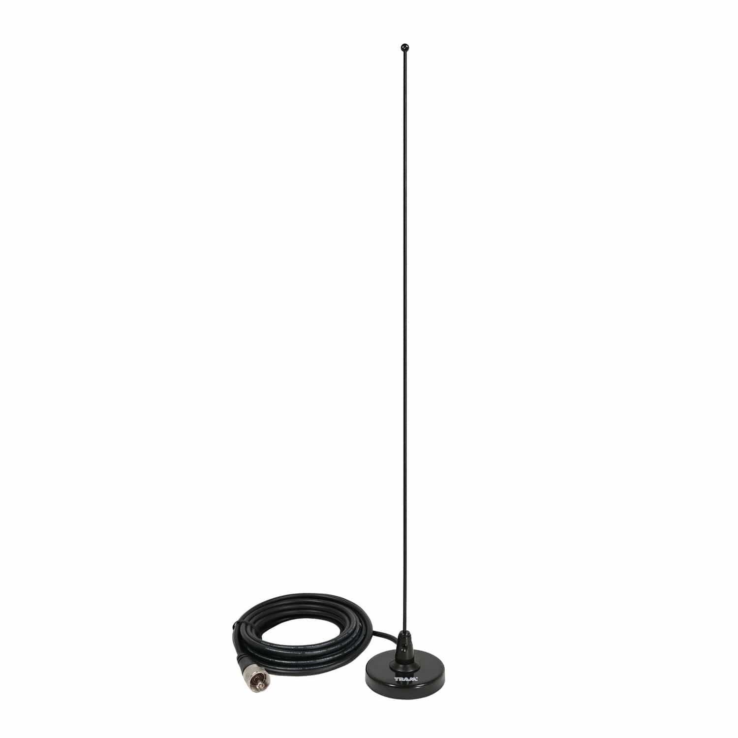 Tram 150 MHz to 155 MHz VHF Pre-Tuned Magnet Antenna, 19-1/4-In. Tall with 12-Ft. RG58 Cable and PL-259 Connector