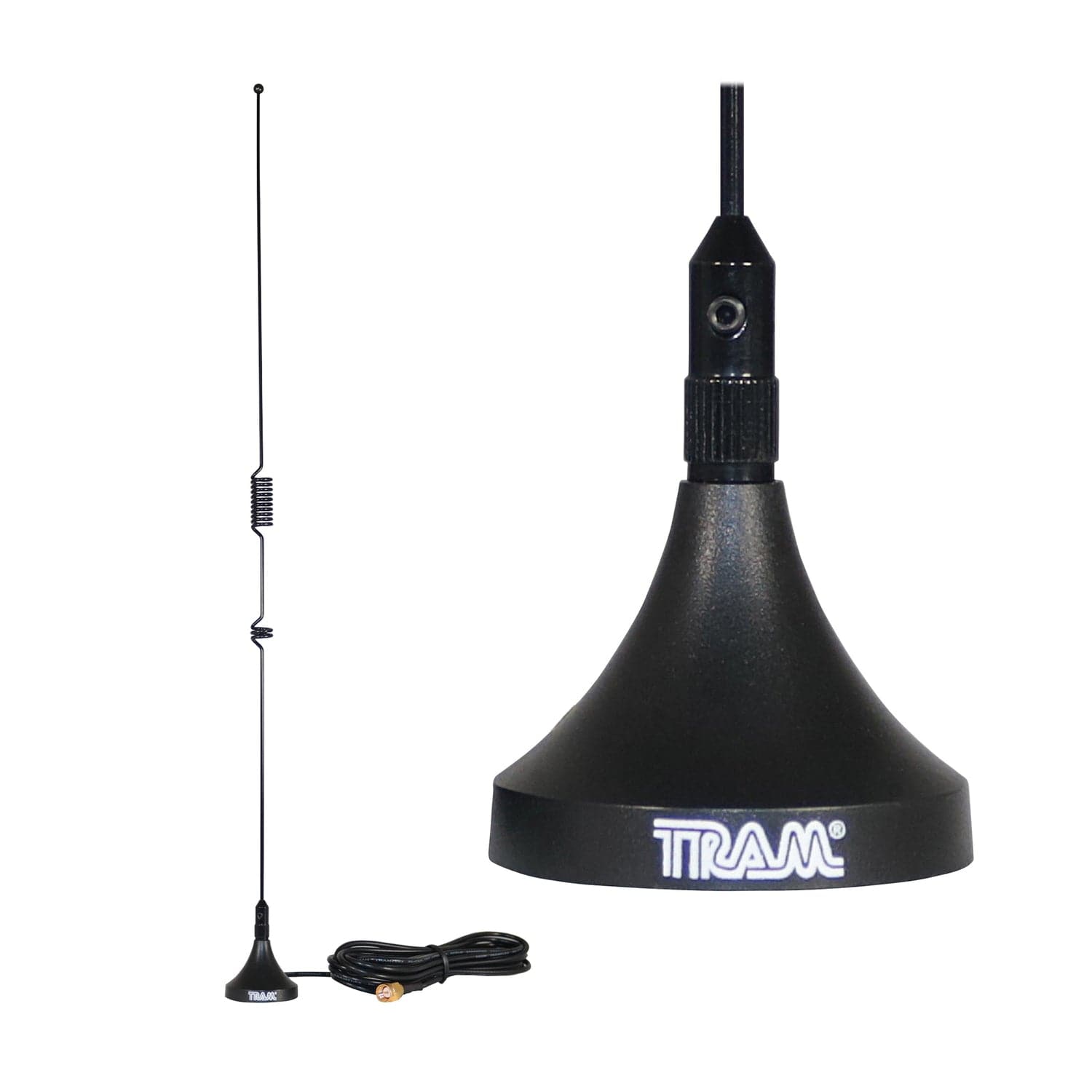 Tram Scanner Mini-Magnet Antenna VHF/UHF/800-MHz to 1300-MHz with SMA-Male Connector