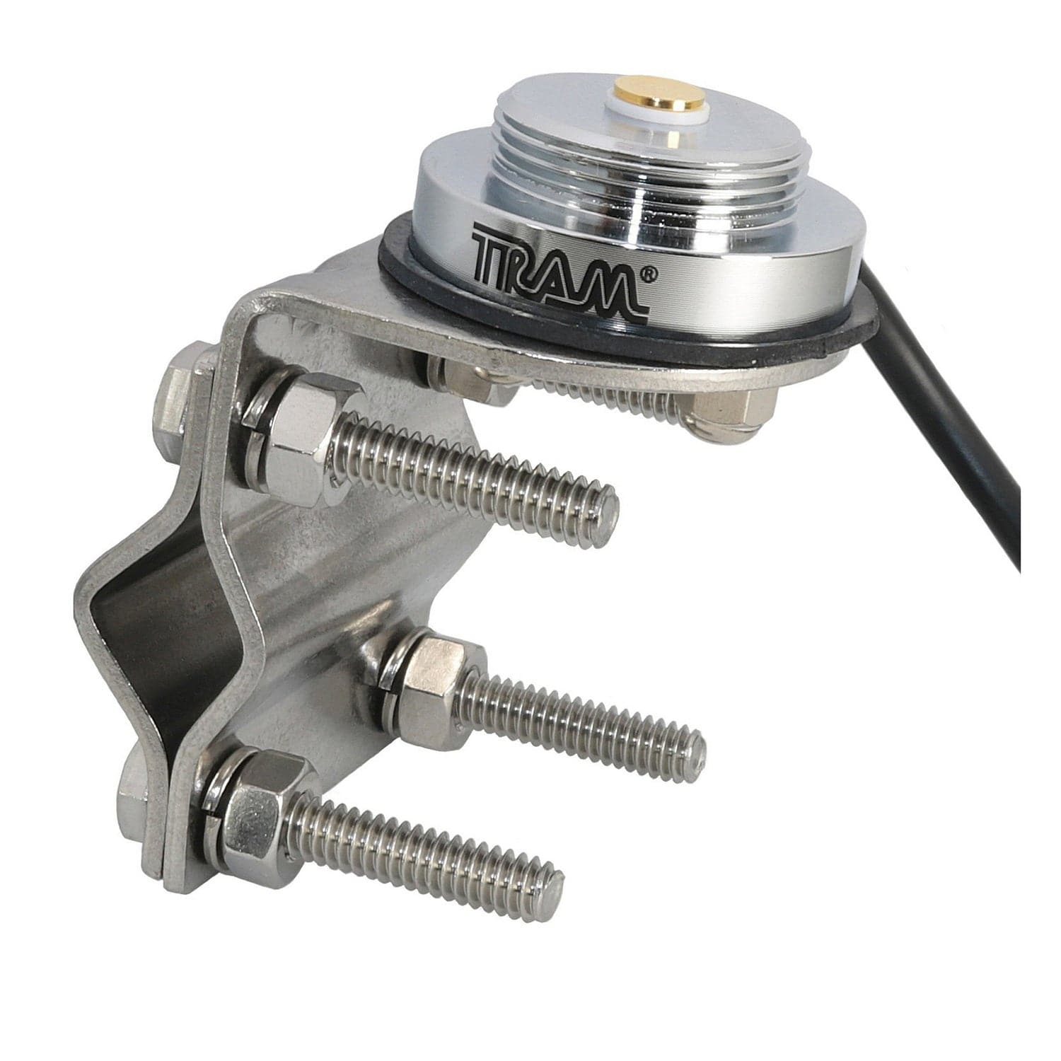 Tram Stainless Steel Double-Groove NMO Mirror Mount with 17-Ft. Cable and PL-259 Connector