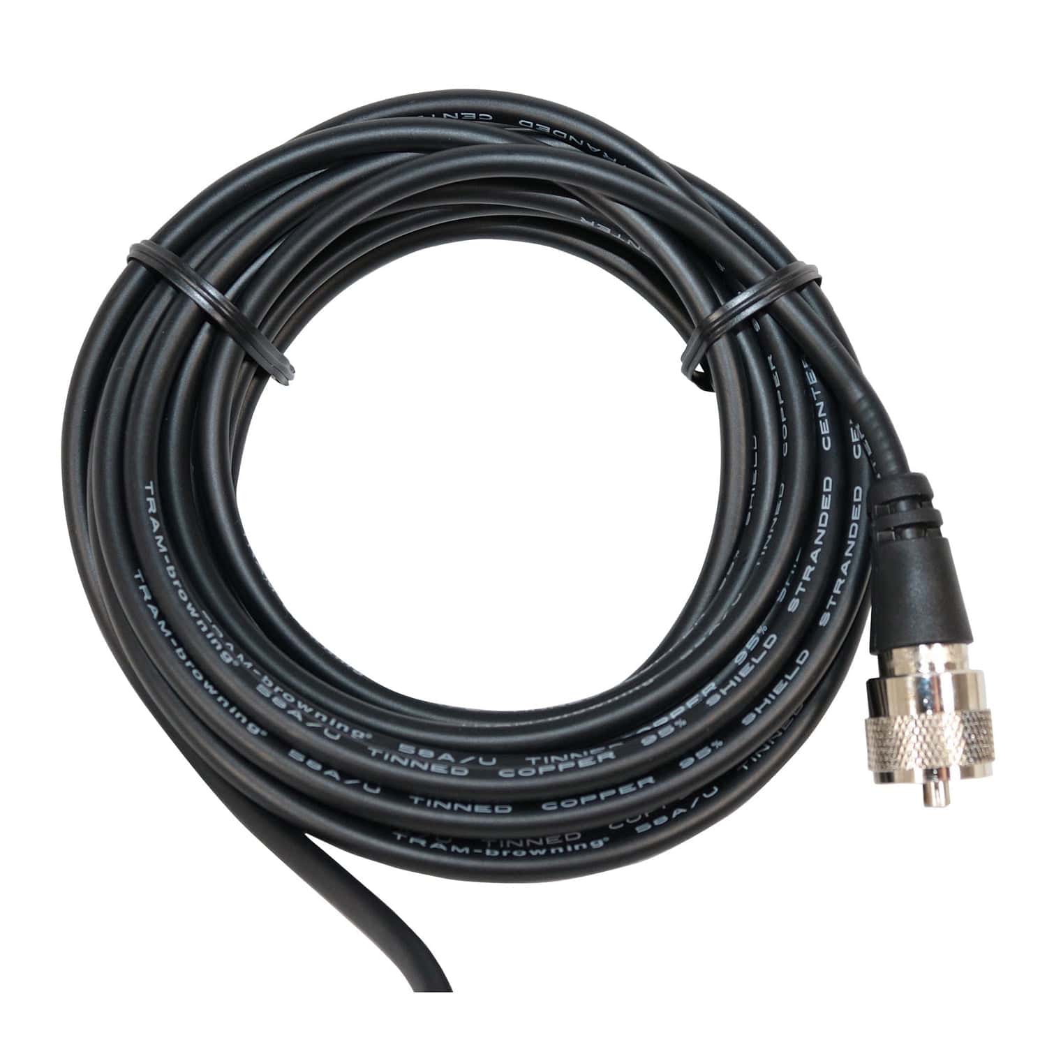 Tram Stainless Steel Double-Groove NMO Mirror Mount with 17-Ft. Cable and PL-259 Connector