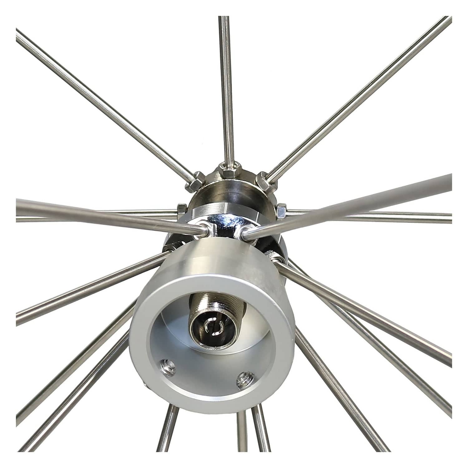 Tram 200-Watt Broad-Band Scanner 25 MHz to 1300 MHz Super Discone Stainless Steel Base Antenna