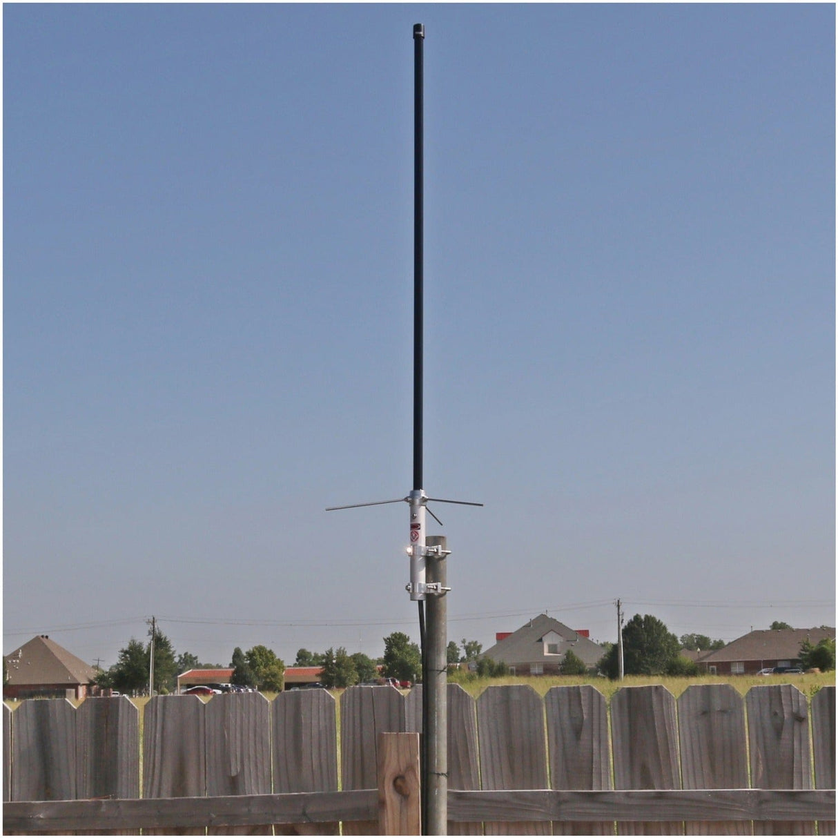 Tram Pre-Tuned 144MHz–148MHz VHF/430MHz–460MHz UHF Amateur Dual-Band Base Antenna, Black Fiberglass